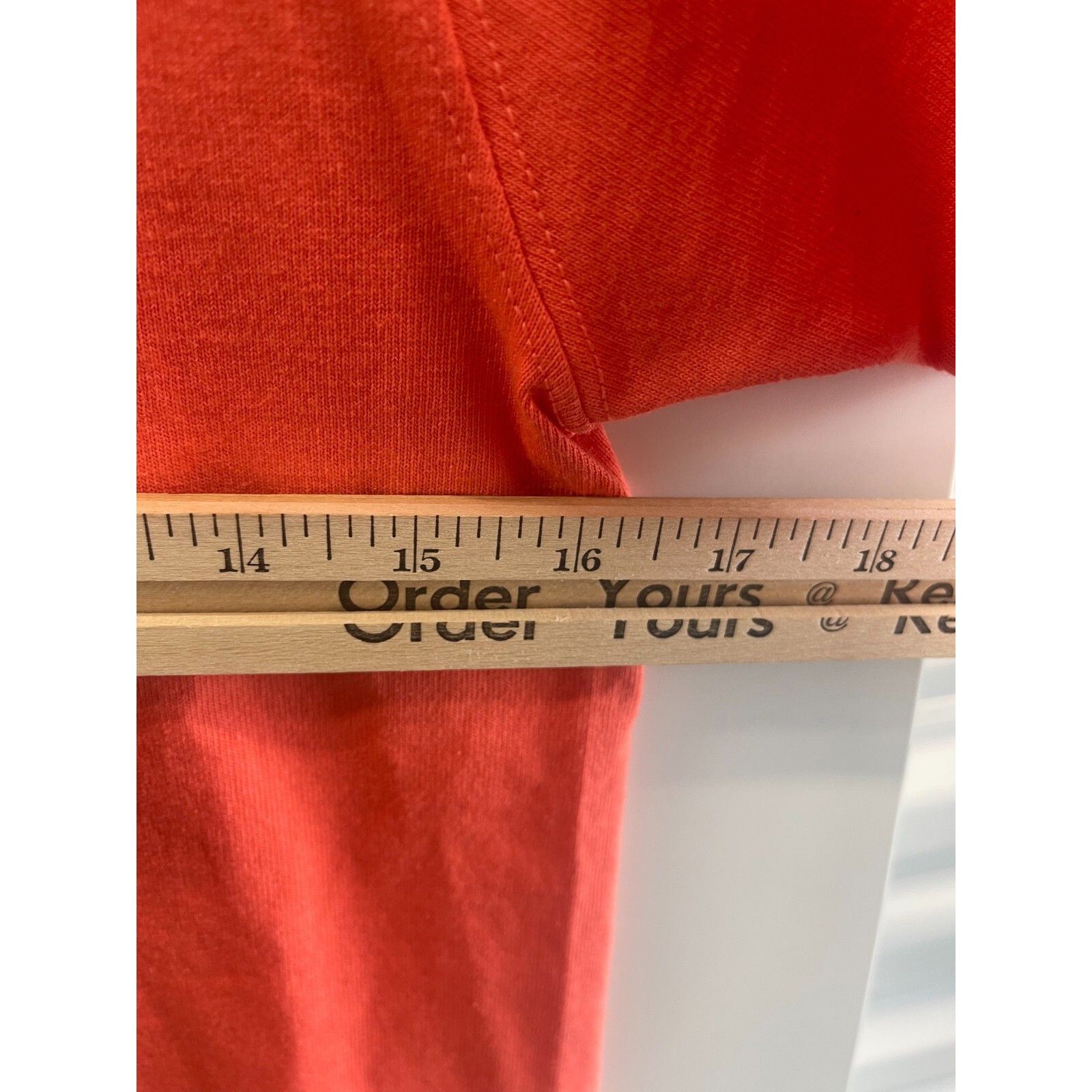 Champion VTG Y2K 90S CHAMPION CREW T-SHIRT PEACH SALMON ORANGE SZ SMA Size US S / EU 44-46 / 1 - 5 Thumbnail