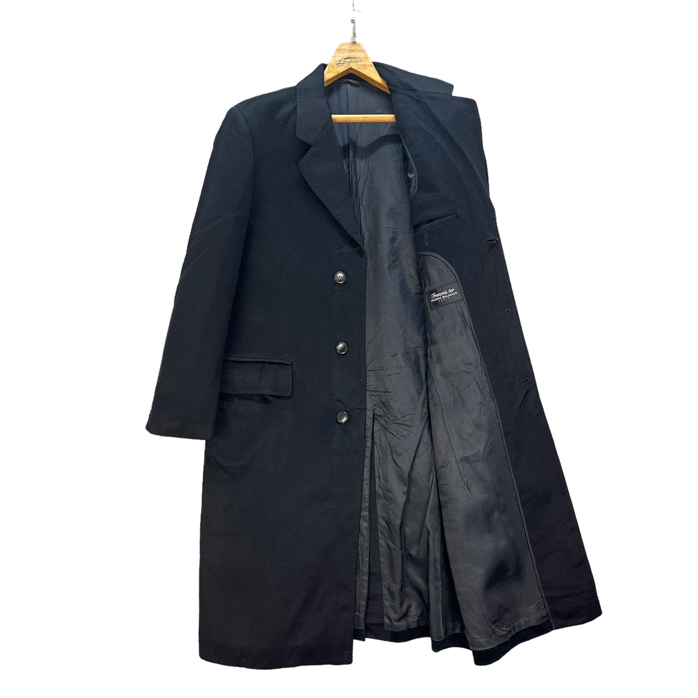 Pierre Balmain FRANCOIS IER PIERRE BALMAIN PARIS LONG COAT #8296-002 Size US L / EU 52-54 / 3 - 6 Thumbnail
