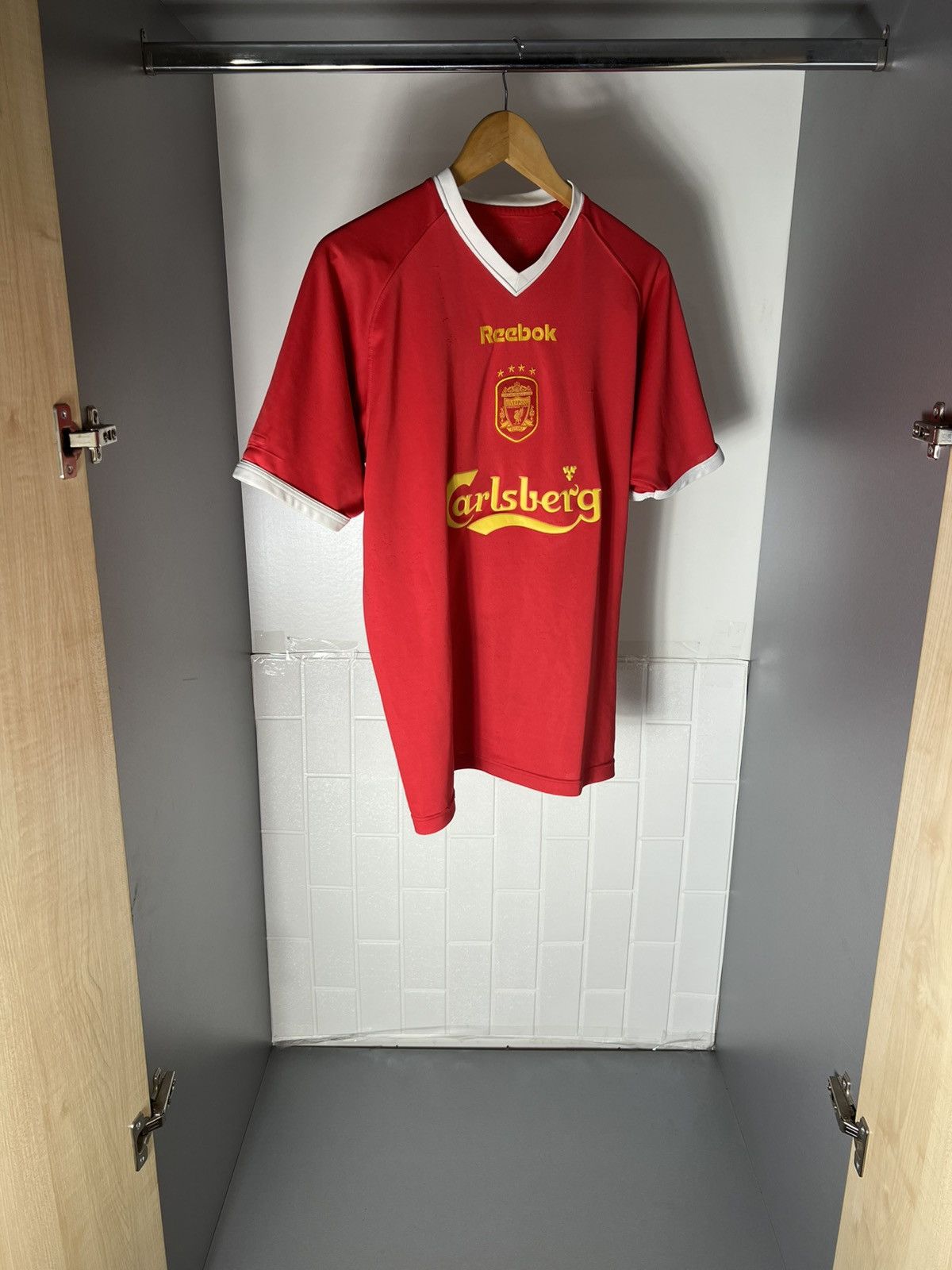Reebok VINTAGE REEBOK FC LIVERPOOL ENGLAND SOCCER JERSEY RETRO 90s Size US M / EU 48-50 / 2 - 4 Thumbnail