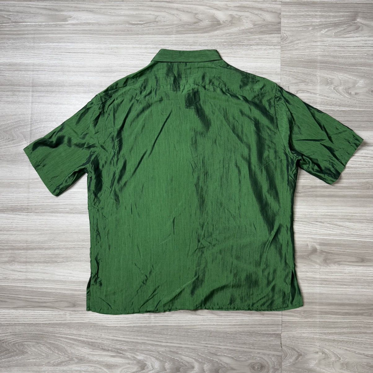 Saint Laurent Paris Saint Laurent Paris Green Polo Size US XL / EU 56 / 4 - 2 Thumbnail