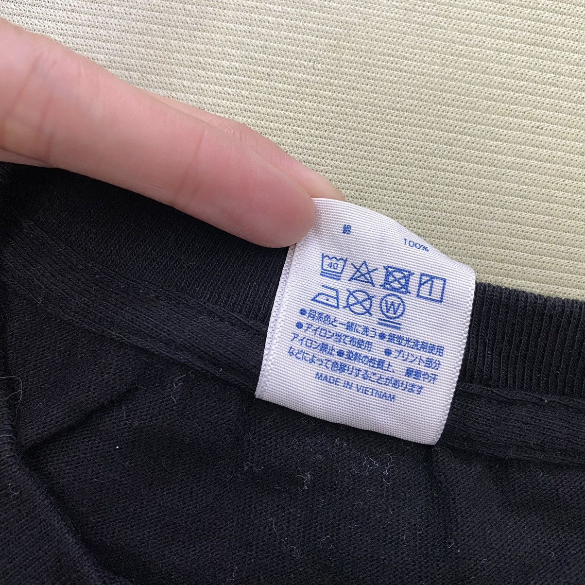 Other FUJITSU WAKIN Manaita No Ue No Ei Print Black Short Sleeve Size US L / EU 52-54 / 3 - 7 Thumbnail