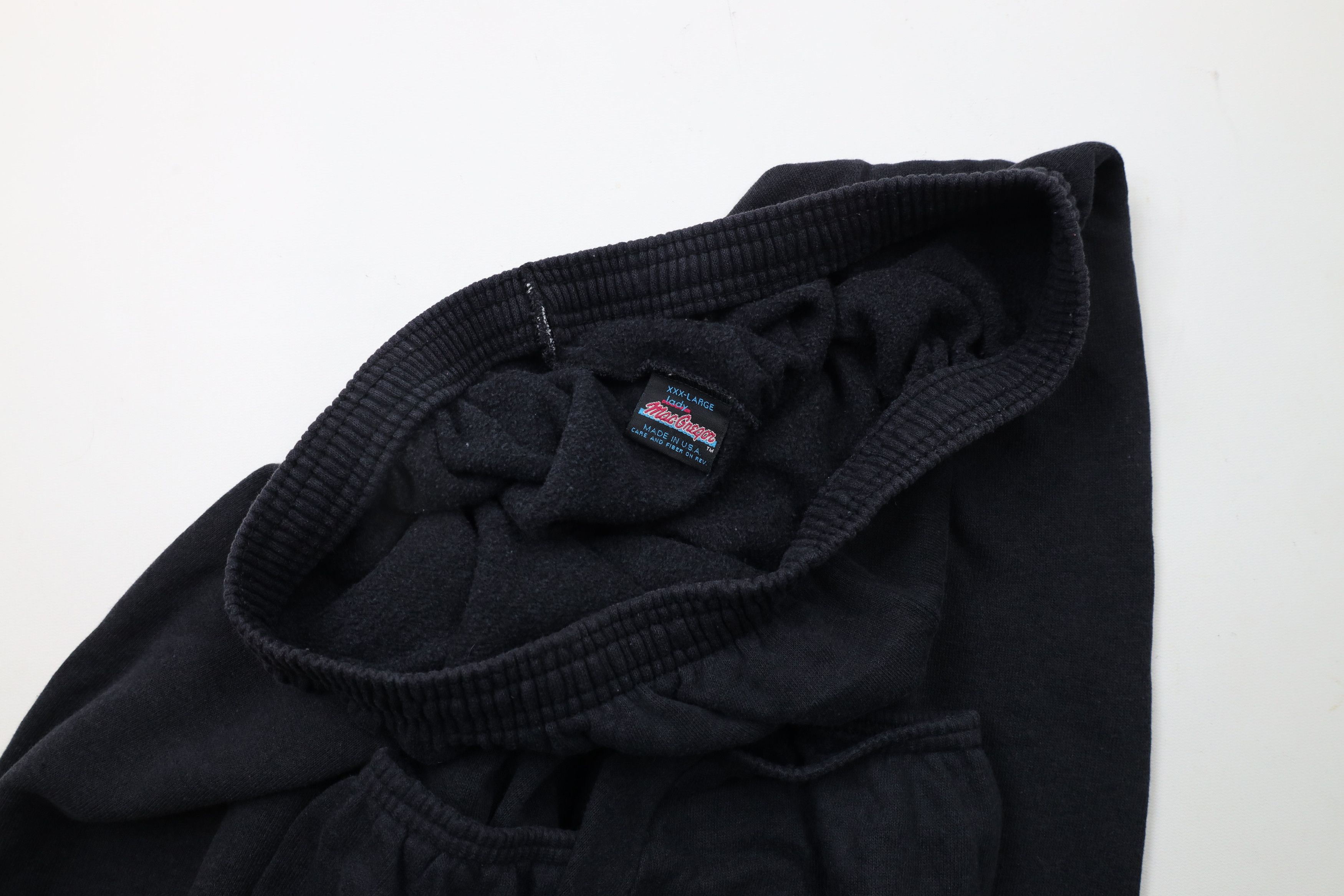Vintage Vintage 90s Streetwear Blank Sweatpants Joggers Black USA Size 32" / US 10 / IT 46 - 6 Thumbnail