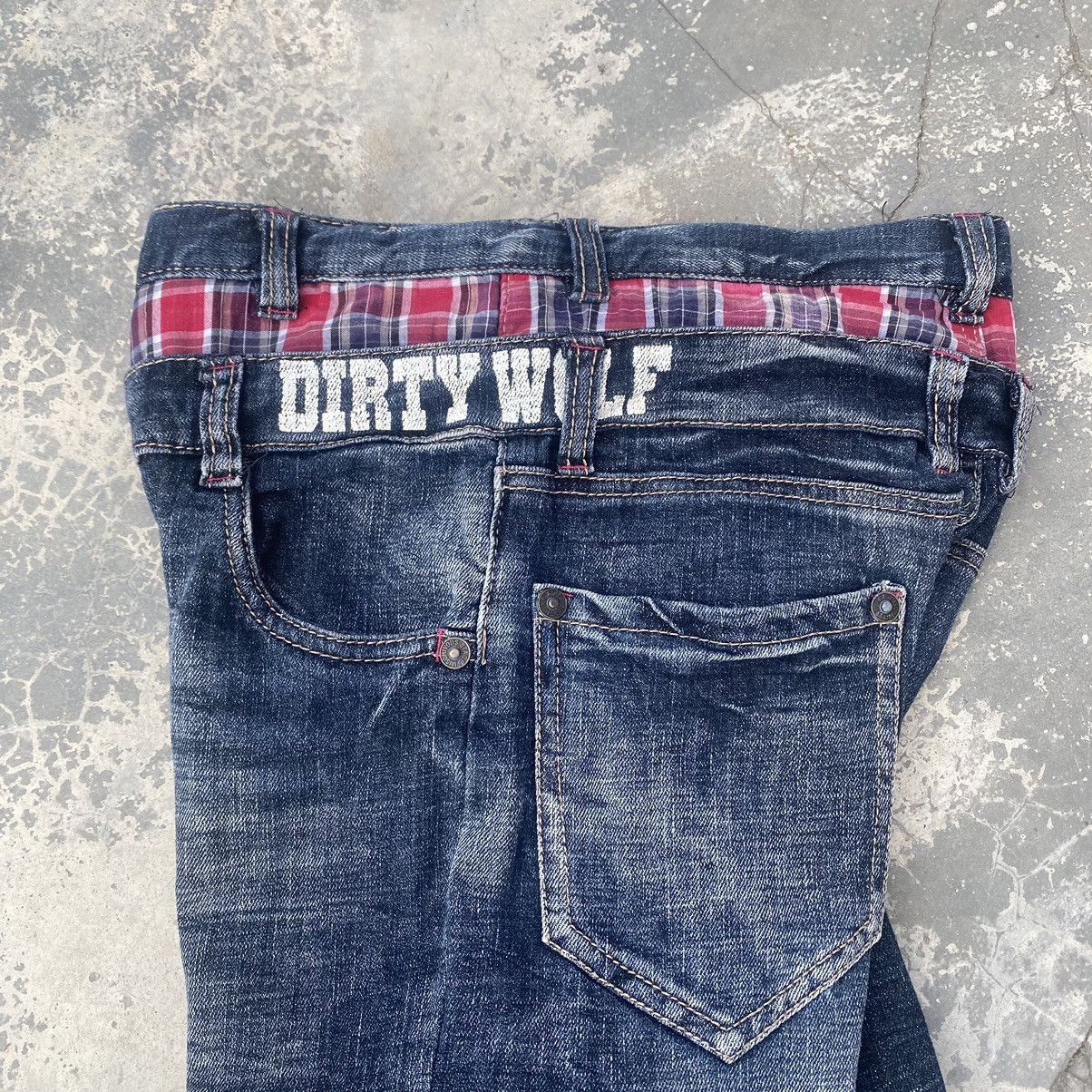 If Six Was Nine × Japanese Brand DIRTY WOLF Double Waist Jeans Size US 27 - 5 Thumbnail
