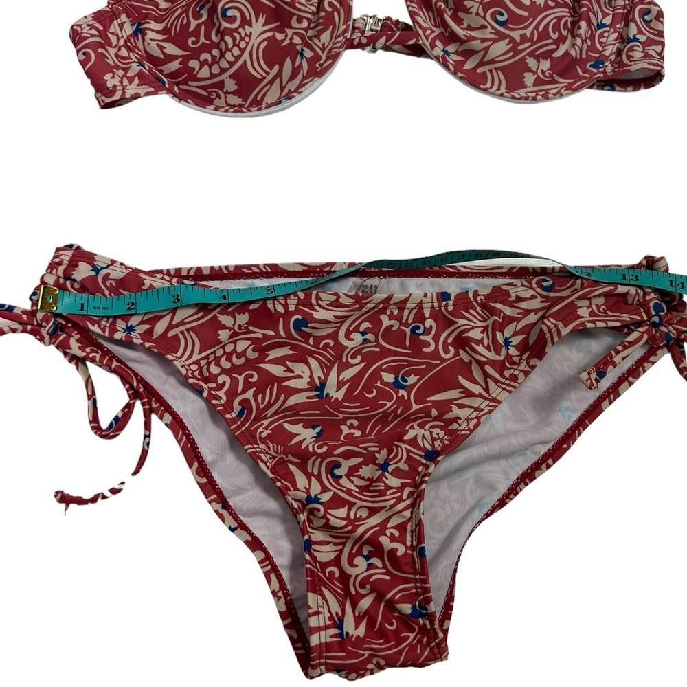 Designer Burnt Orange Beige Underwire Bikini Small Size ONE SIZE - 3 Thumbnail