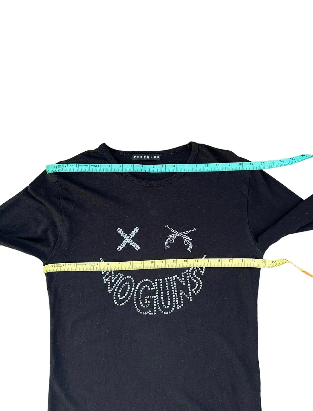 roarguns Roarguns Japan Beaded Spell Out Long Sleeve Black t shirt Size US M / EU 48-50 / 2 - 3 Thumbnail