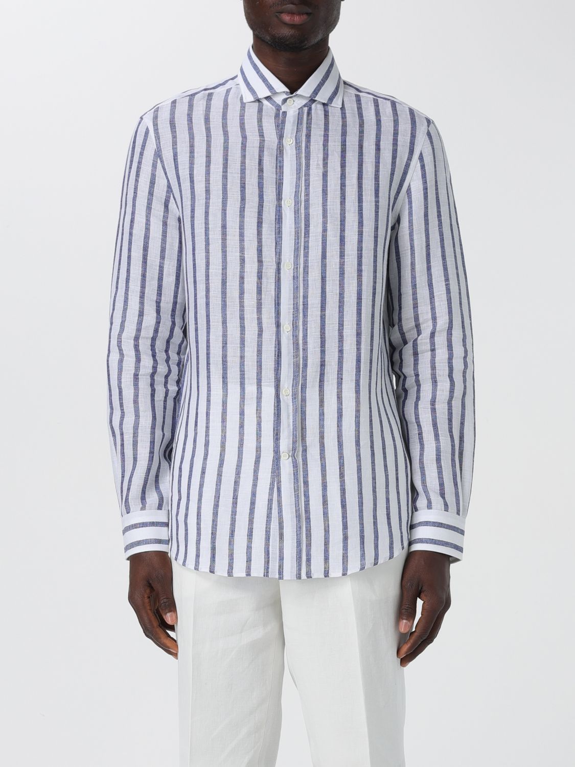 image of Brunello Cucinelli Shirt Men White (Size Medium)
