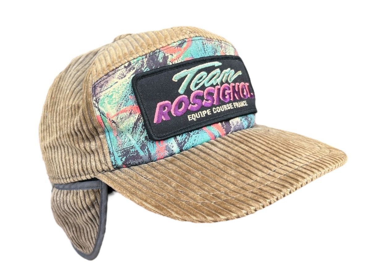 Rossignol Vintage 80s Rossignol Team Racing France Corduroy Hat Size ONE SIZE - 1 Thumbnail