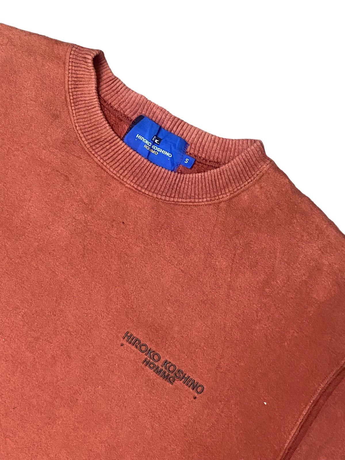 Hiroko Koshino Homme × Vintage Vintage Hiroko Koshino Homme Embroidery Design Sweatshirt Size US M / EU 48-50 / 2 - 5 Thumbnail
