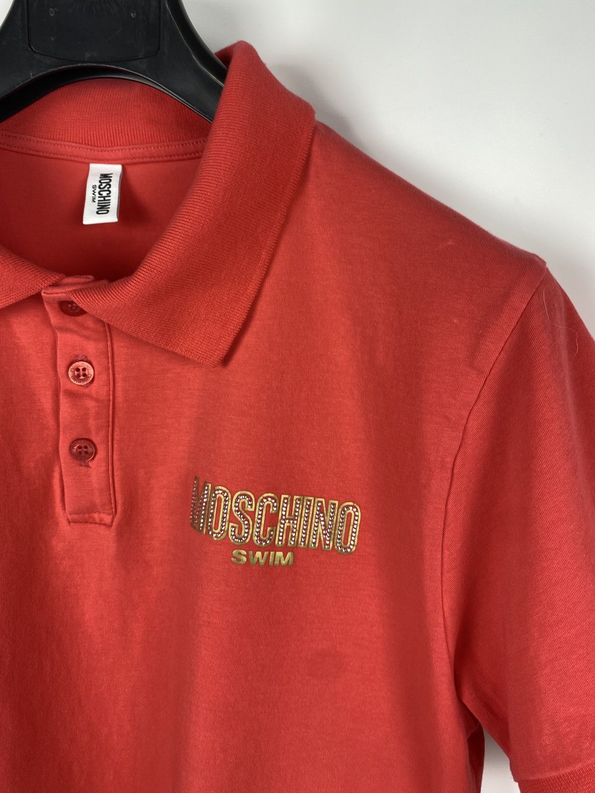 Moschino Moschino Swim Collared Tee Polo size M Size US M / EU 48-50 / 2 - 2 Thumbnail