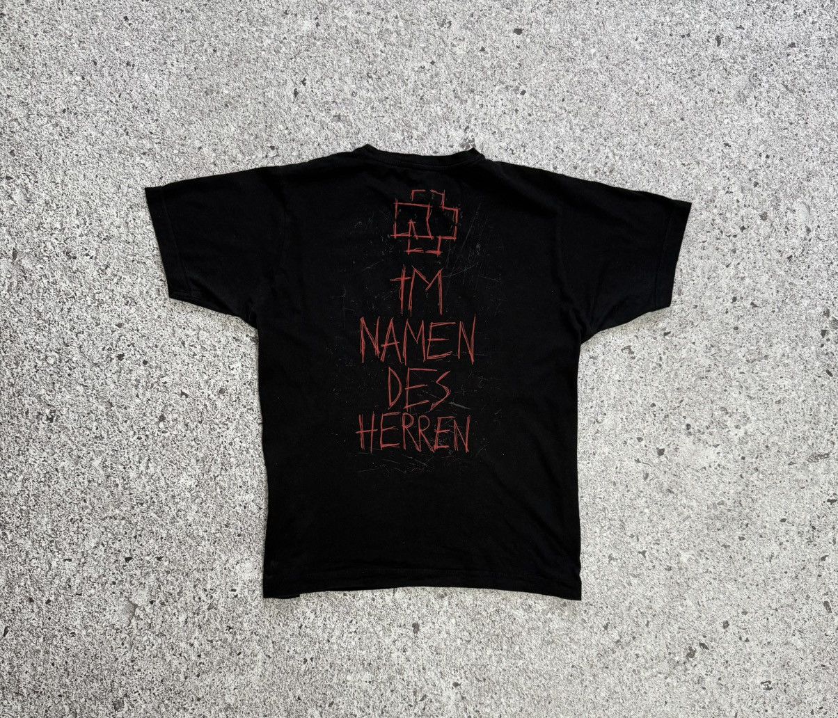 Band Tees × Vintage Vintage 2019 Rammstein Zeig Dich Rock Band Retro T-Shirt Size US XL / EU 56 / 4 - 6 Thumbnail