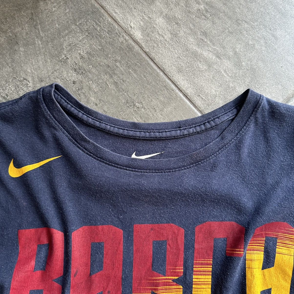 Nike × Vintage Vintage Nike Barca Basketball T-shirts Big Logo Distressed Size US S / EU 44-46 / 1 - 7 Thumbnail