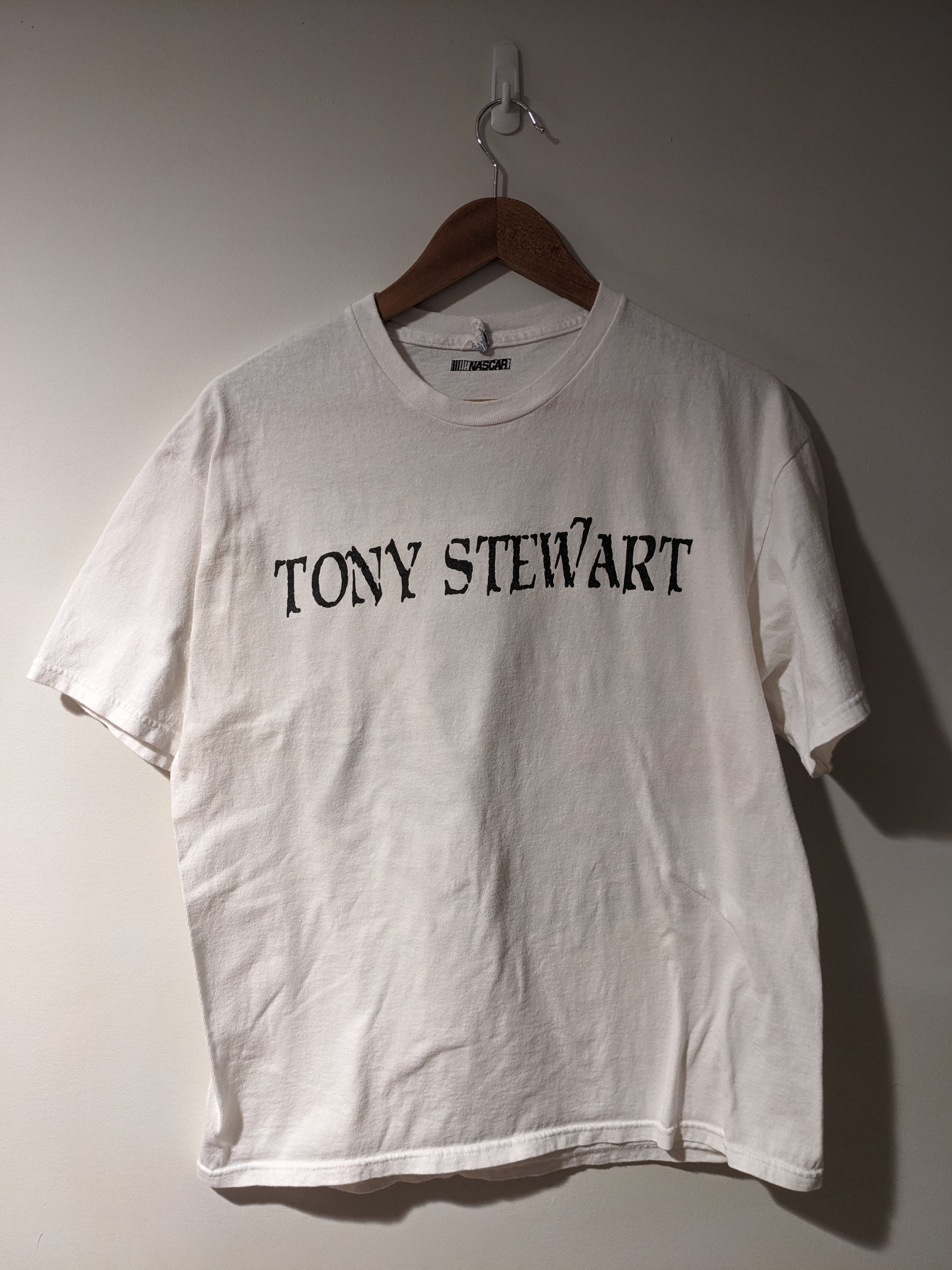 NASCAR × Vintage Vintage Y2K Tony Stewart Nascar Chase Authentic T-Shirt Size US L / EU 52-54 / 3 - 3 Thumbnail