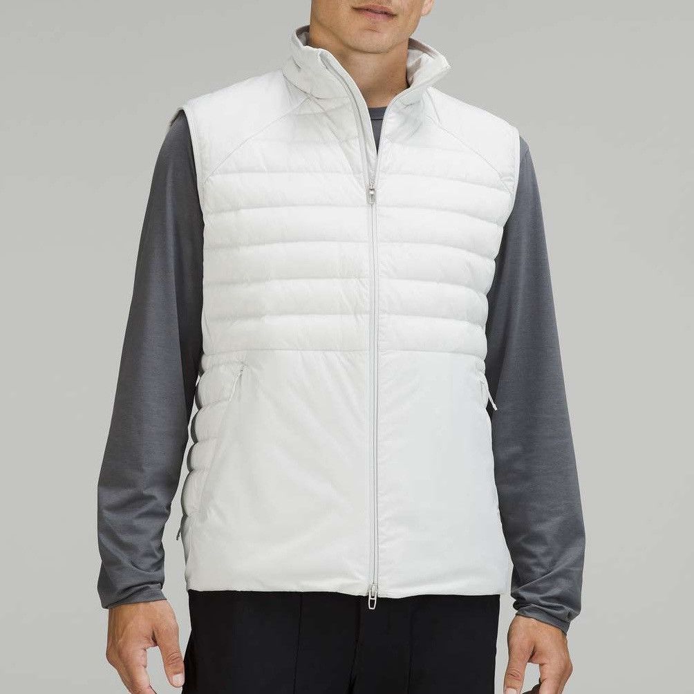 Lululemon Lululemon Men’s Down for It All Vest Vapor/White Size Small Size US S / EU 44-46 / 1 - 1 Thumbnail