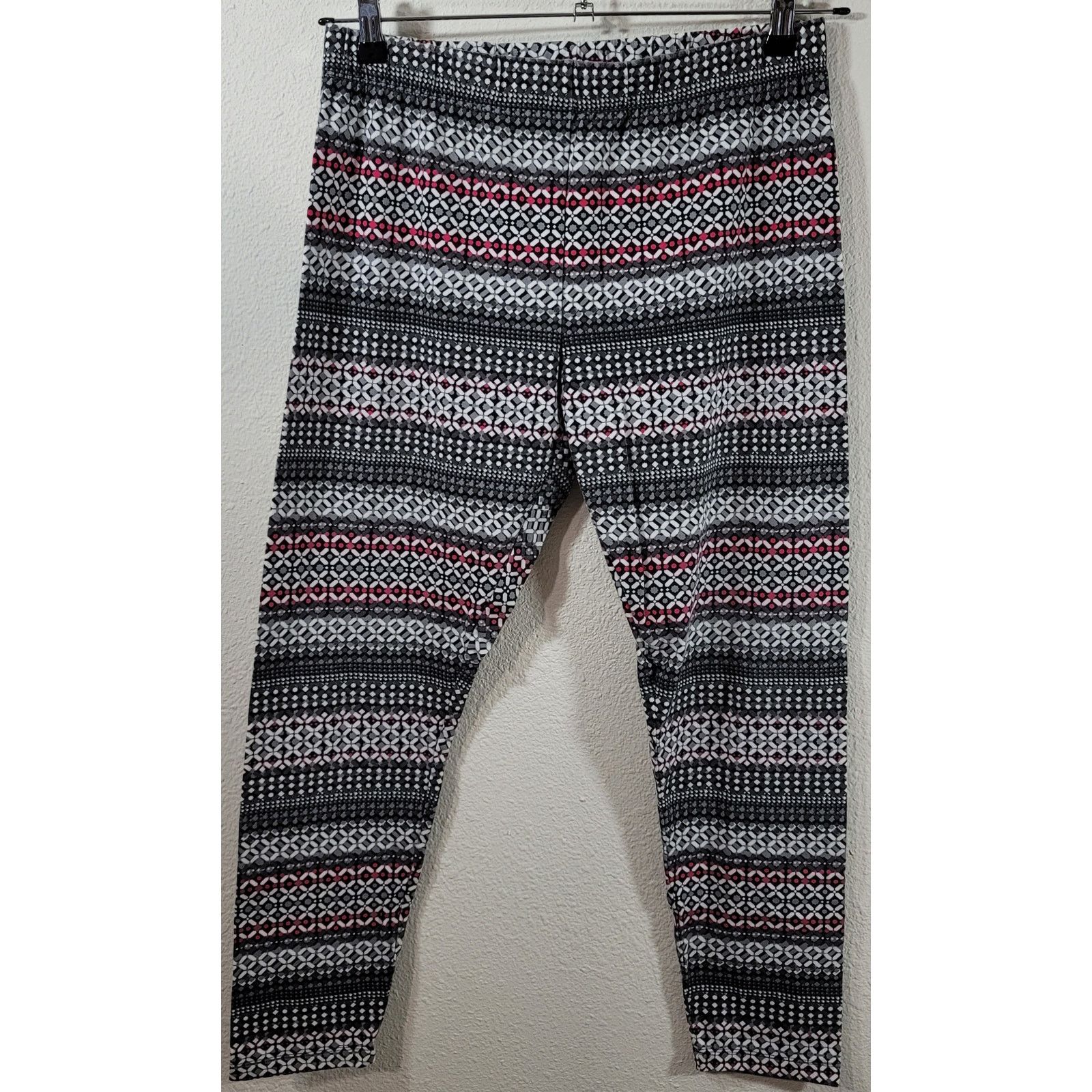 Other Cato Gray Red Black Geo Print Flat Front Leggings Large Size 34" / US 12 / IT 48 - 1 Thumbnail