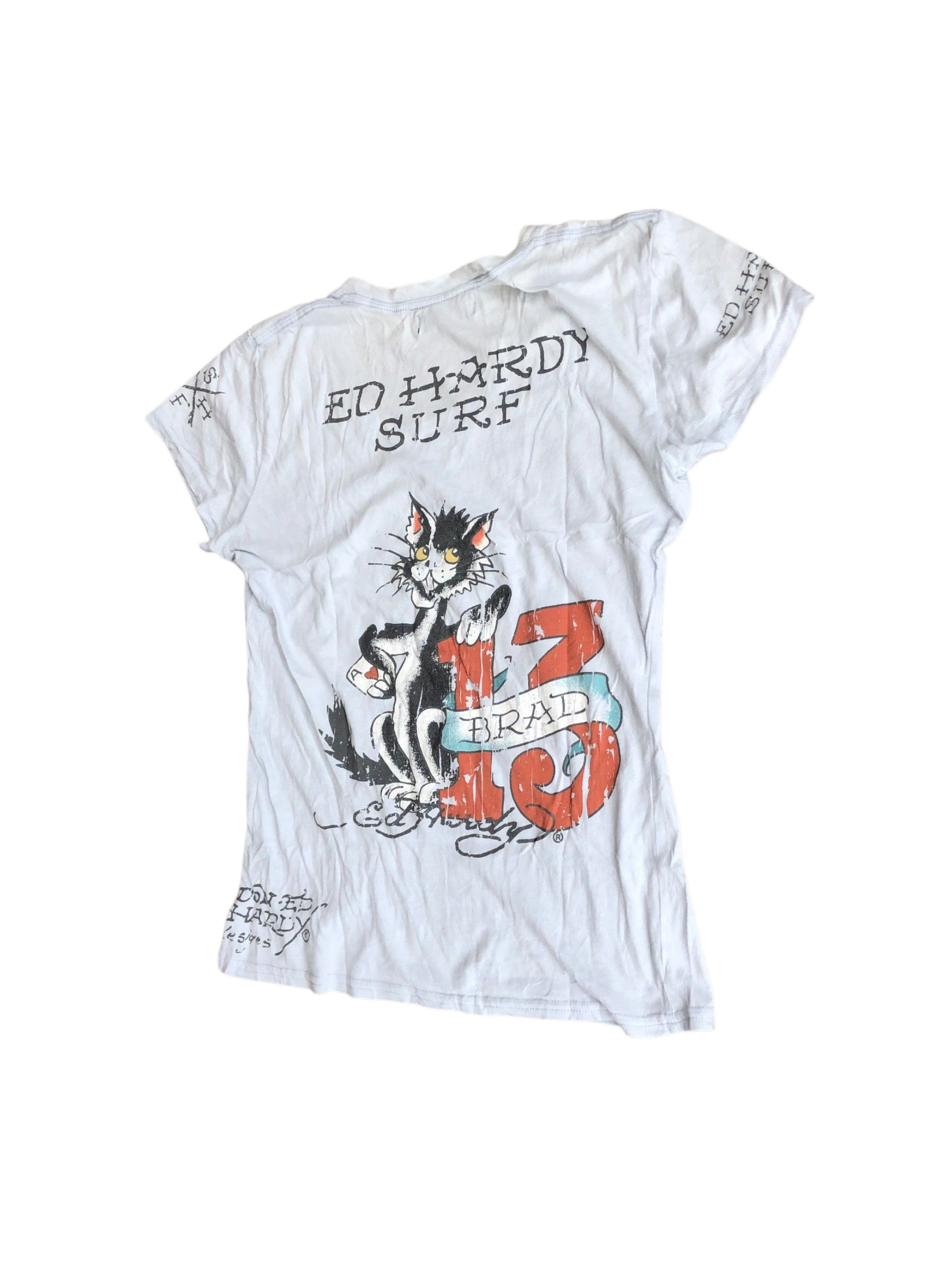 If Six Was Nine 2000s Ed Hardy Poem Vkei Style Y2k Japanese Archive Size US S / EU 44-46 / 1 - 3 Thumbnail