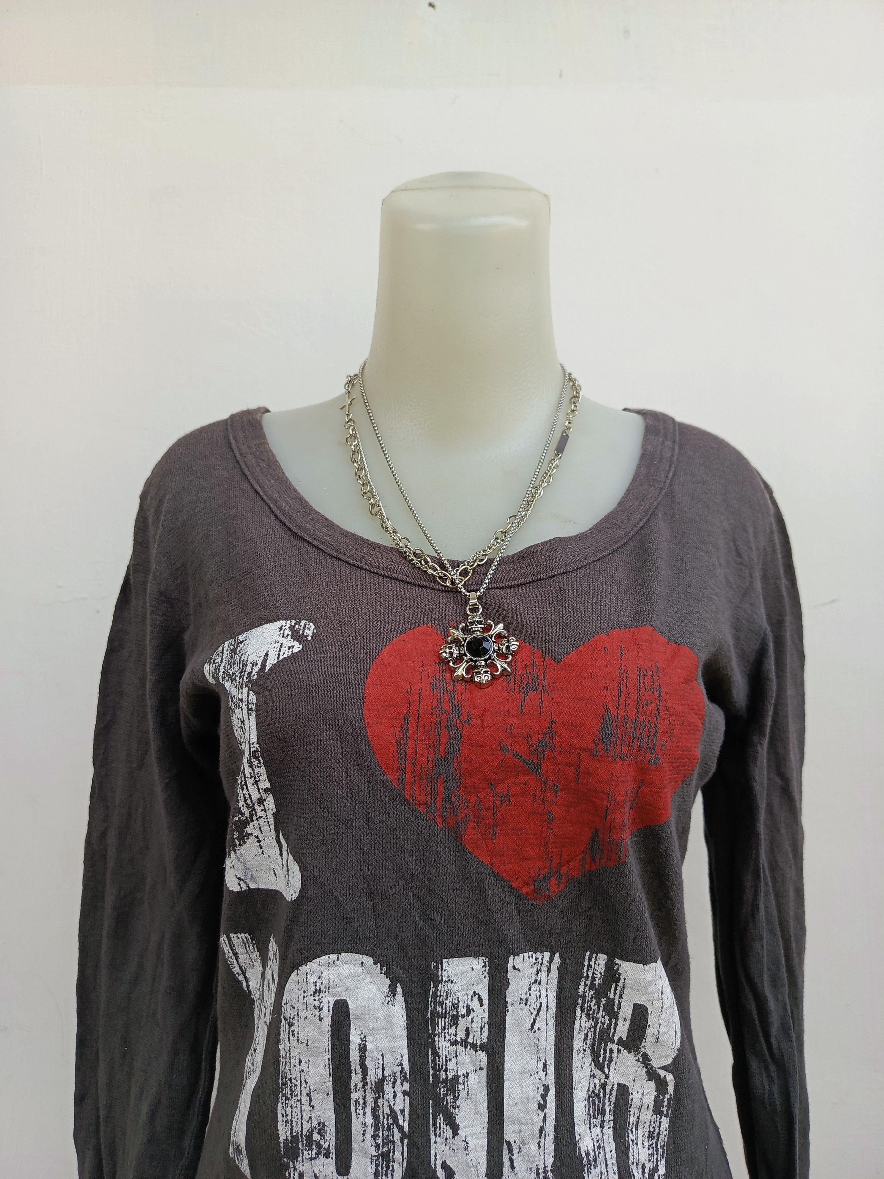 Japanese Brand Space Opera I Love Your Graph Shirt Size M / US 6-8 / IT 42-44 - 2 Thumbnail