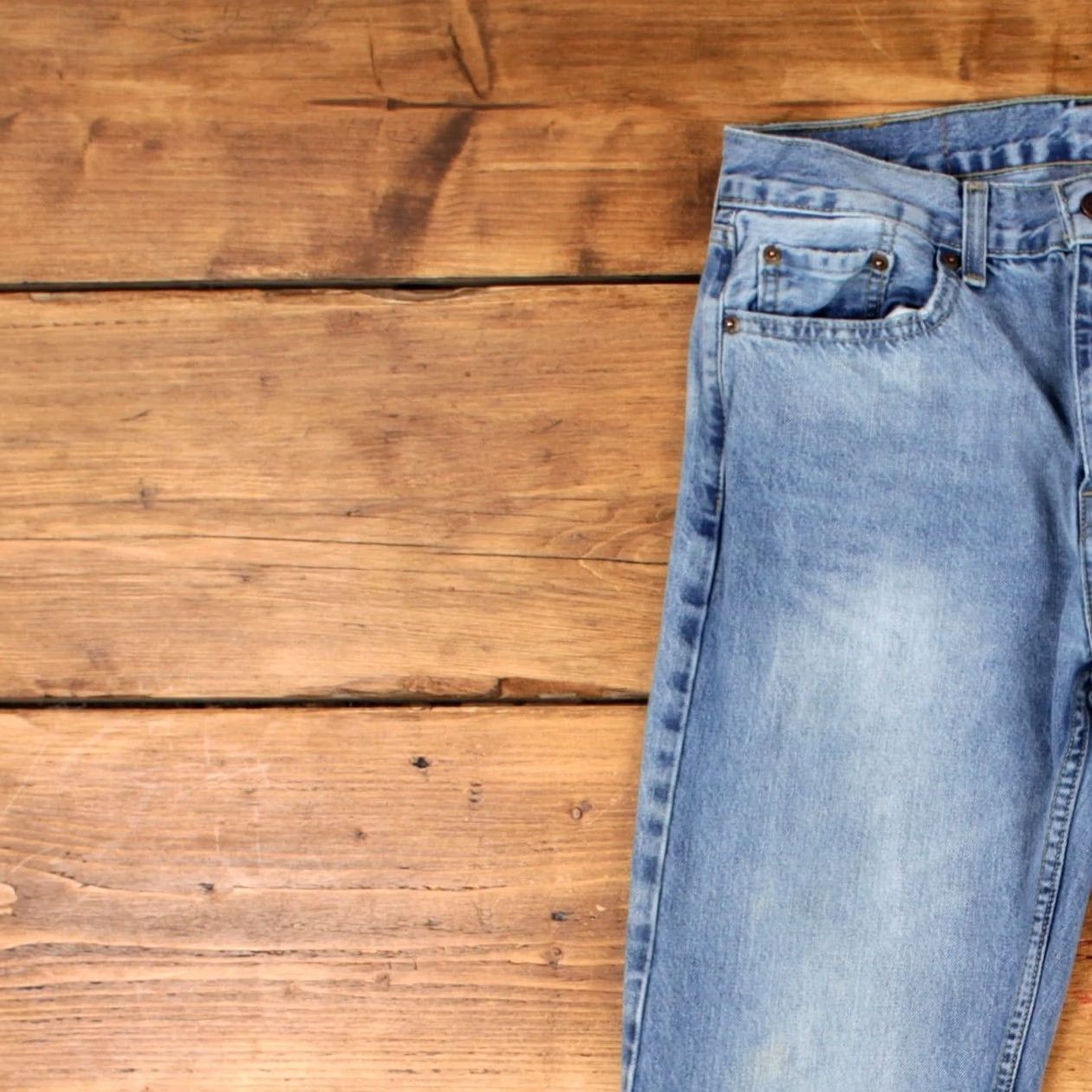Denime Levis 505 Jeans 30x32 Blue Regular Straight Light Stonewash Denim Jeans Size US 30 / EU 46 - 7 Thumbnail