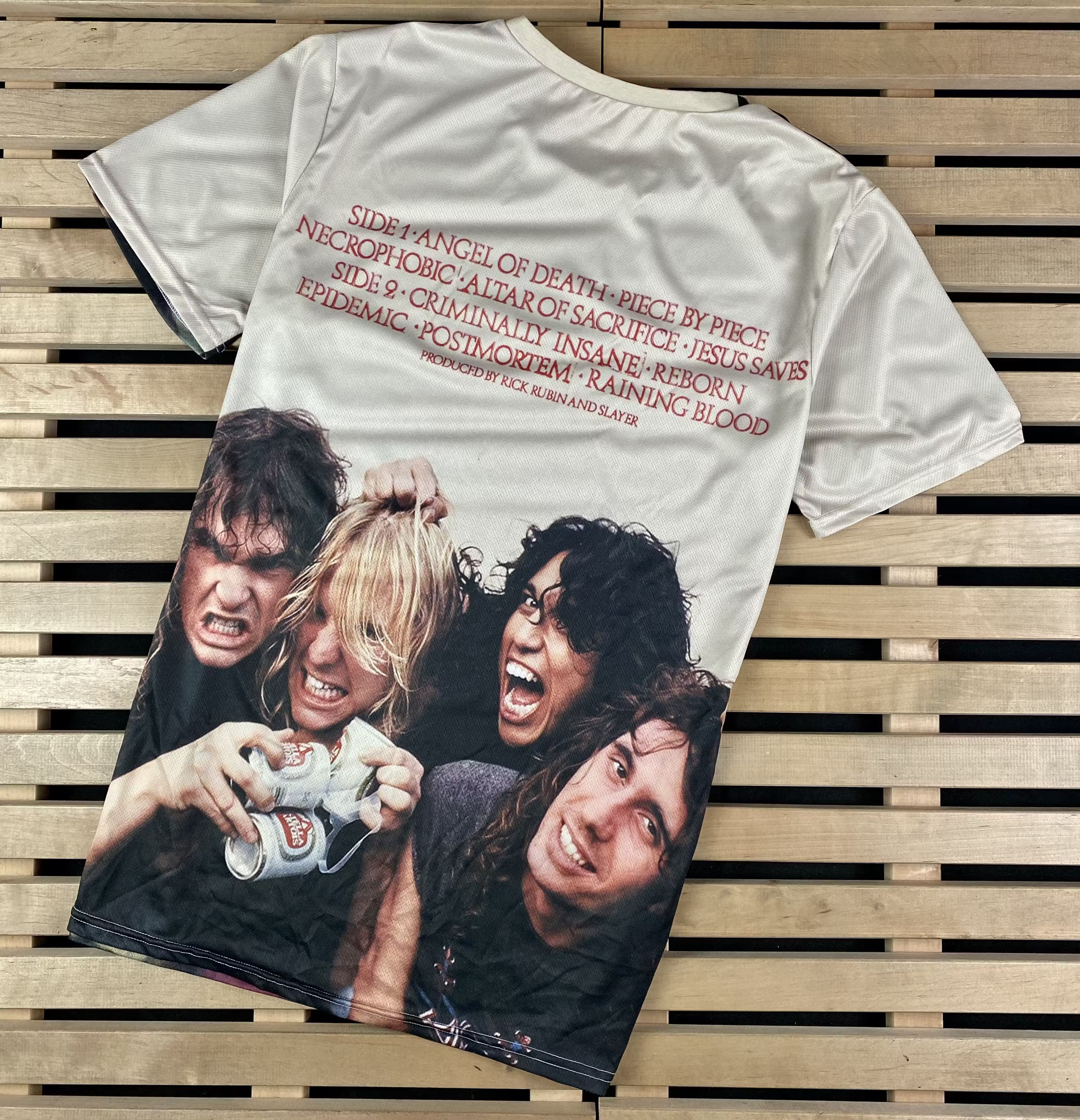 Band Tees × Vintage Mens Vintage T Shirt Reign in Blood Size L Size US L / EU 52-54 / 3 - 4 Thumbnail
