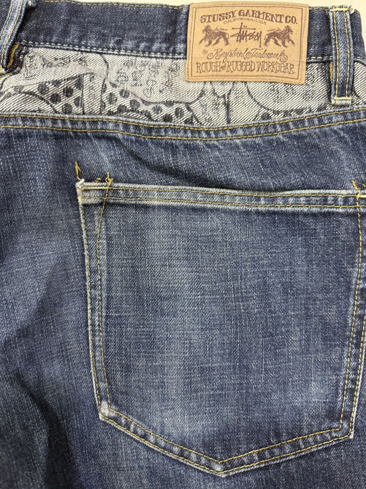 Stussy vintage stussy jeans Size US 35 - 5 Thumbnail