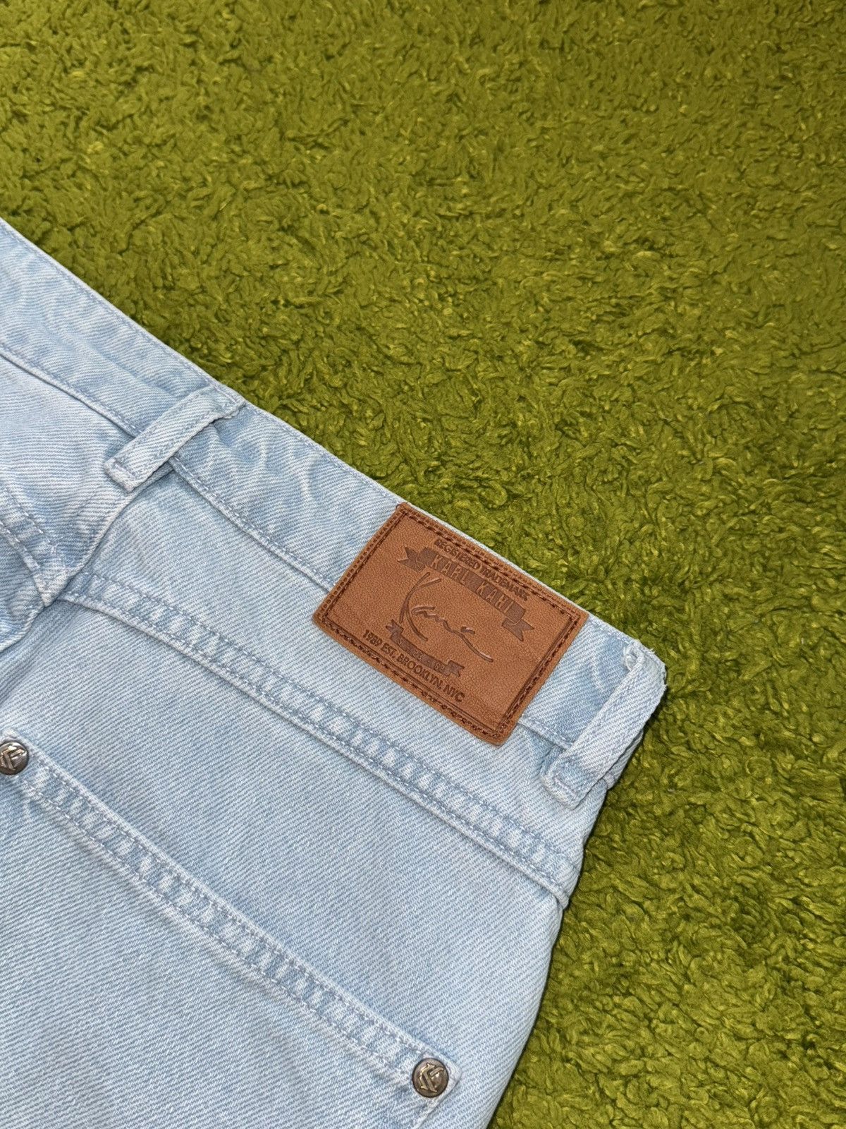 Karl Kani Karl Kani knit logo Y2K style jeans denim Size 27" / US 4 / IT 40 - 4 Thumbnail