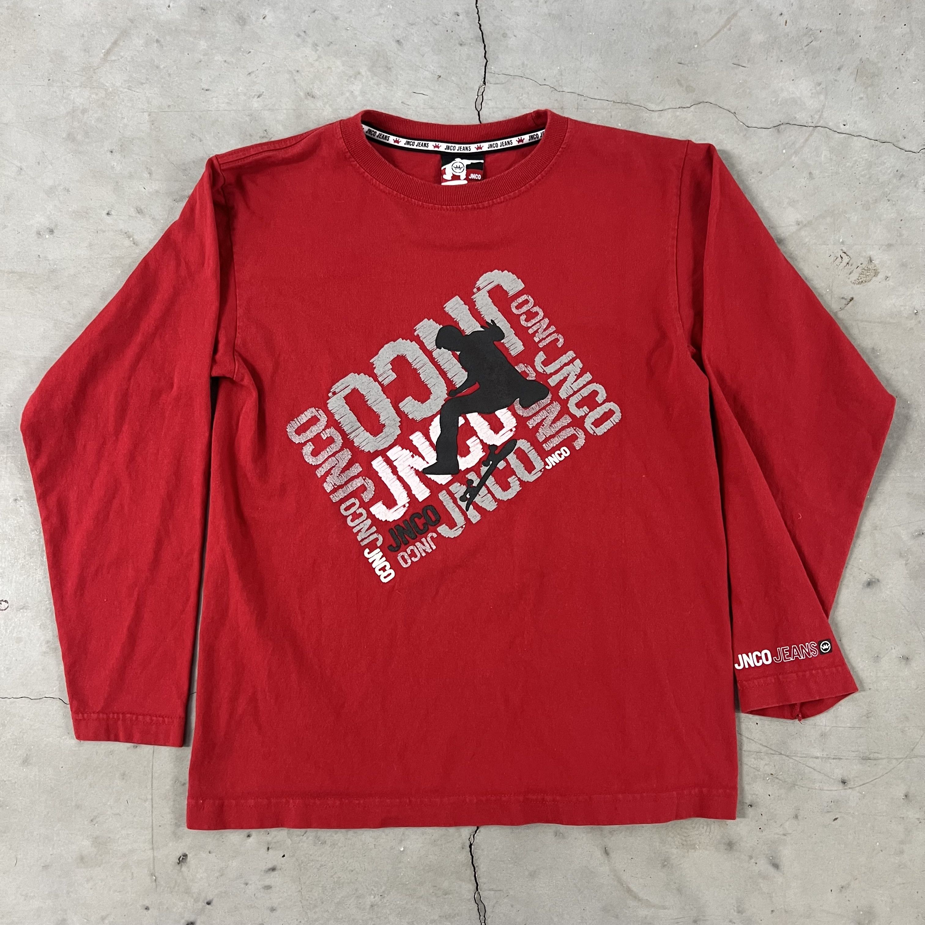 JNCO VINTAGE Y2K JNCO LONG SLEEVE SKATER TEE Size US S / EU 44-46 / 1 - 1 Thumbnail