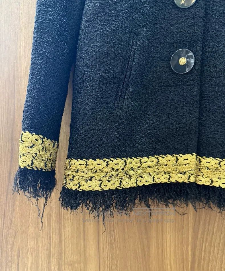 Chanel Chanel Metropolis series black tassel jacket Size XXS / US 00 / IT 34 - 3 Thumbnail