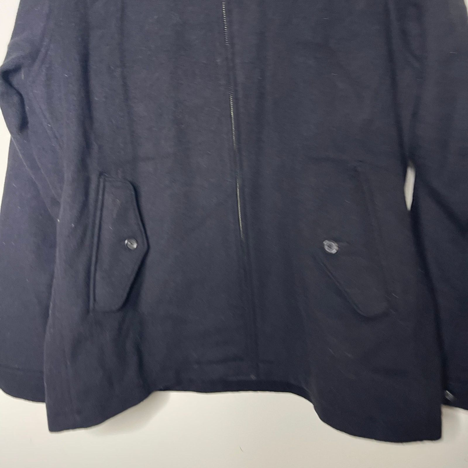 Polo Ralph Lauren VTG Polo Ralph Lauren Wool Coat Jacket Black Full Zip Size L Size US L / EU 52-54 / 3 - 4 Thumbnail