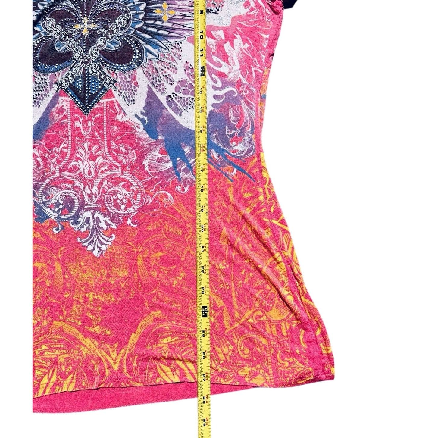 Other xzavier tshirt Wmn Junior Xl Pink Orange Wing Embellish USA Size XL / US 12-14 / IT 48-50 - 3 Thumbnail