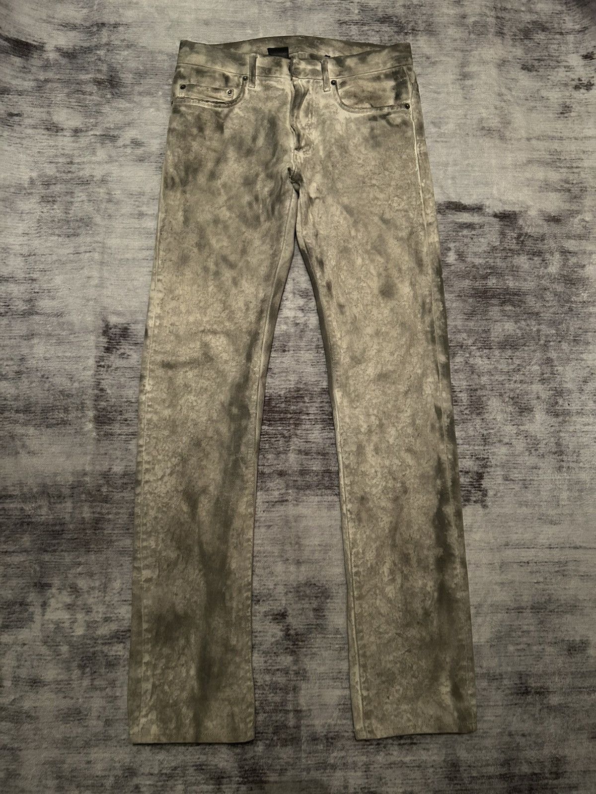 Dior SS06 dior homme dirty snow denim Size US 28 / EU 44 - 1 Thumbnail