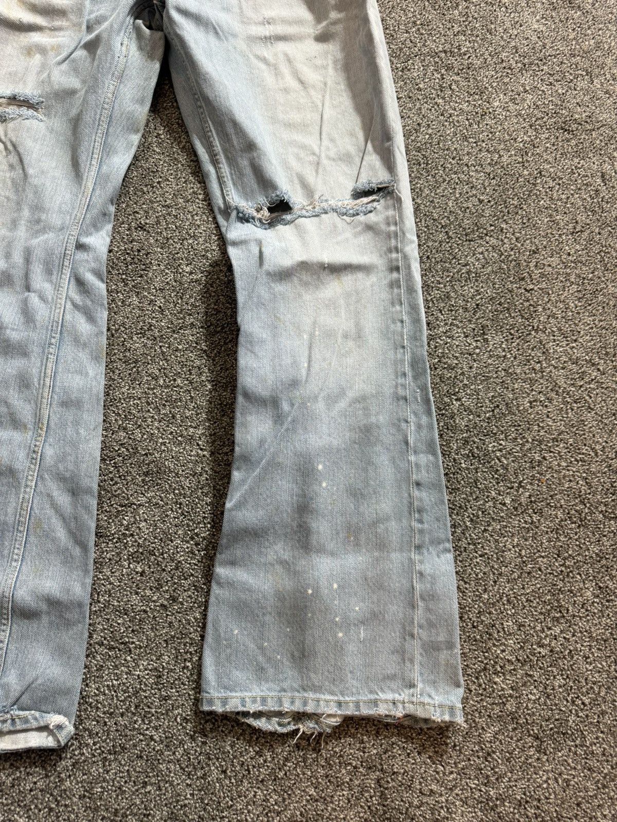 Diesel × Japanese Brand × Vintage 🦄 DIESEL WIDE FLAIR DISTRESSED AMAZING 🔥 Size US 36 / EU 52 - 6 Thumbnail