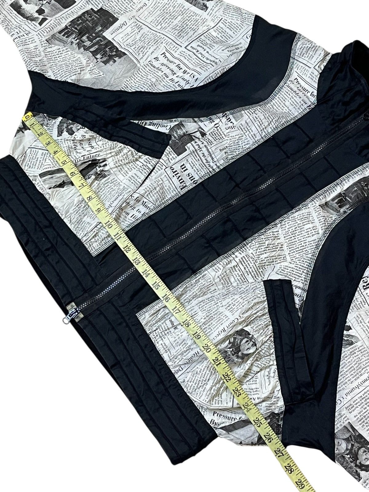 Japanese Brand vintage japanese EIKO KONDO newspaper baggy paperthin jacket Size US L / EU 52-54 / 3 - 15 Thumbnail