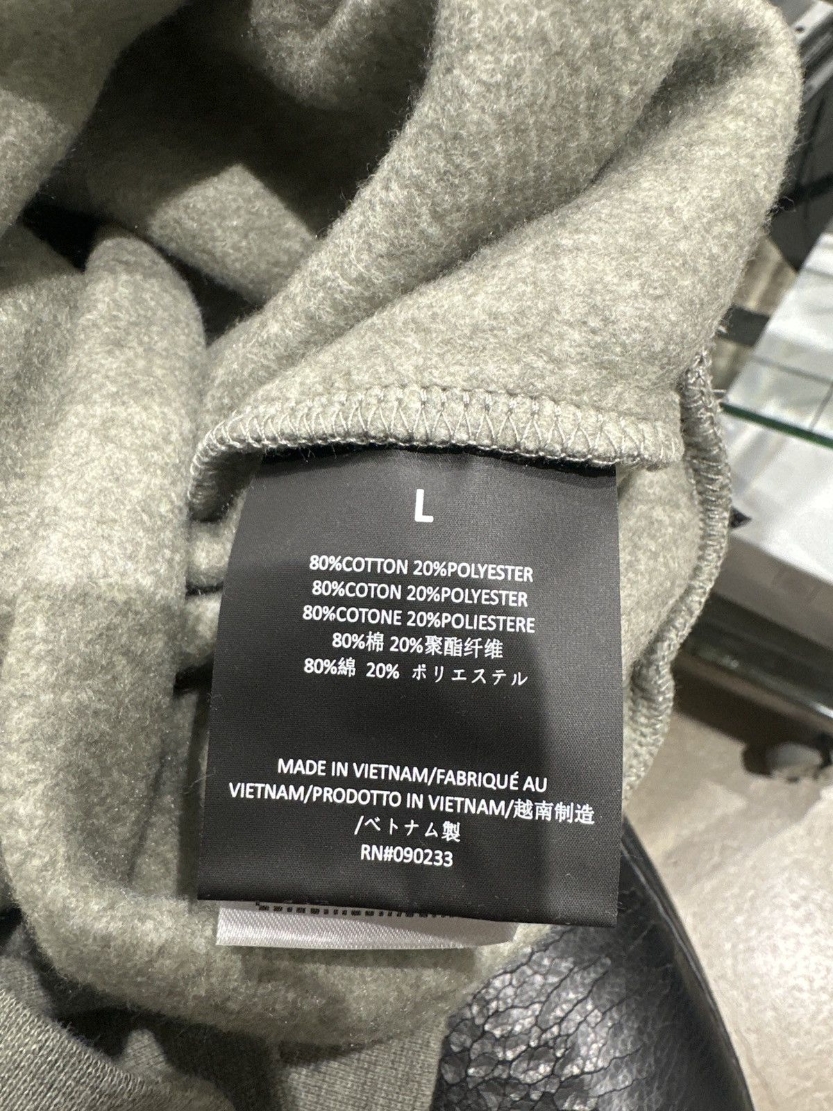 Essentials ESSENTIALS - Classic Fleece Hoodie Concrete Heather Size US L / EU 52-54 / 3 - 6 Thumbnail