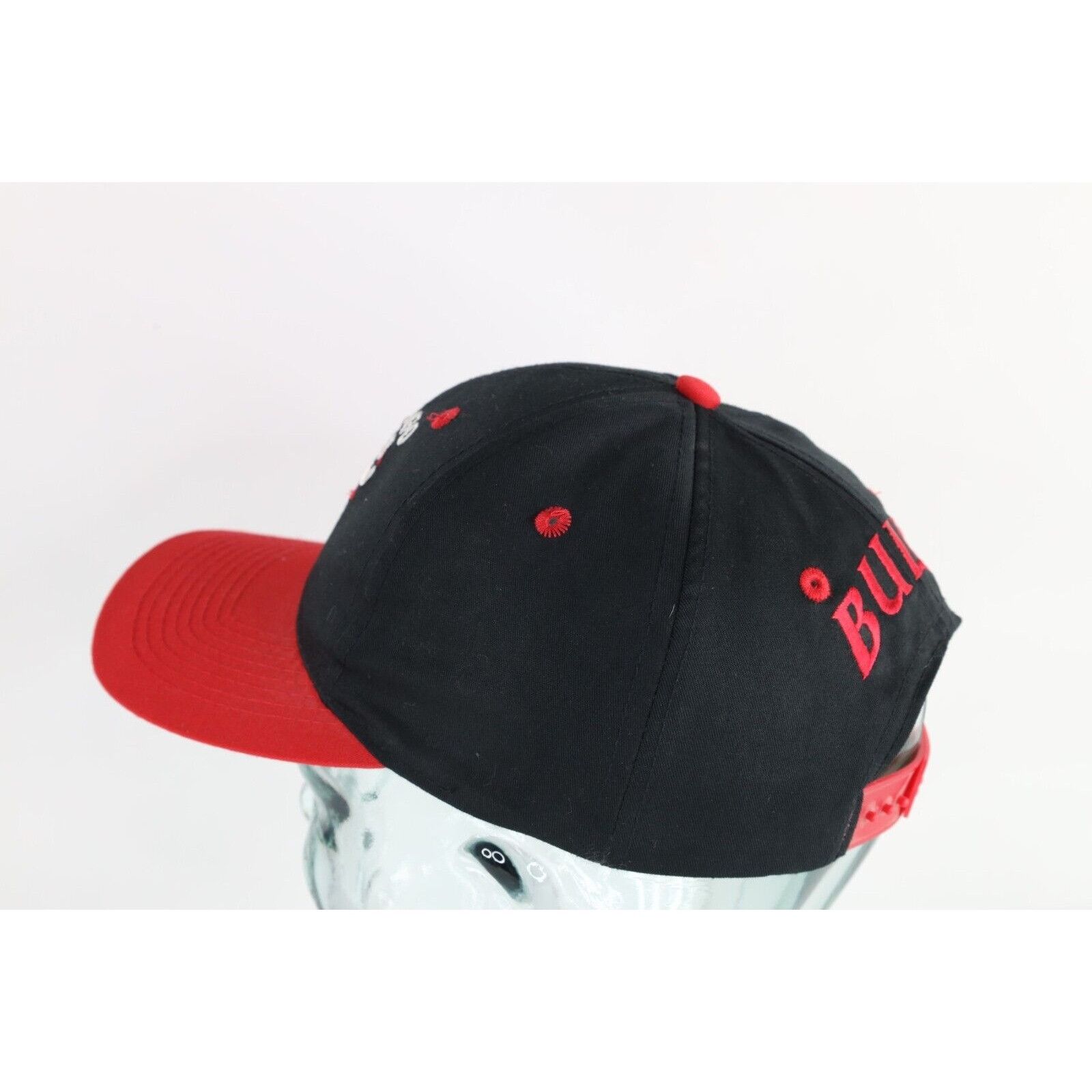 Vintage Deadstock Vintage 90s Spell Out Side Back Chicago Bulls Hat Size ONE SIZE - 5 Thumbnail