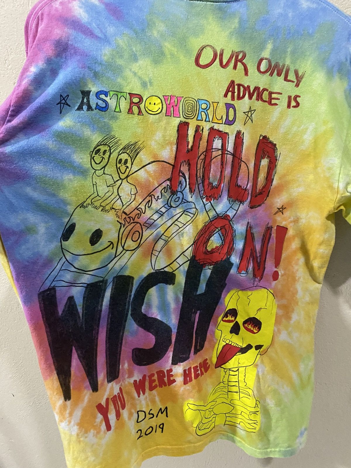 Dover Street Market × Travis Scott Travis Scott DSM 2019 Down To Earth Tie Dye Long Sleeve Rare Size US M / EU 48-50 / 2 - 3 Thumbnail