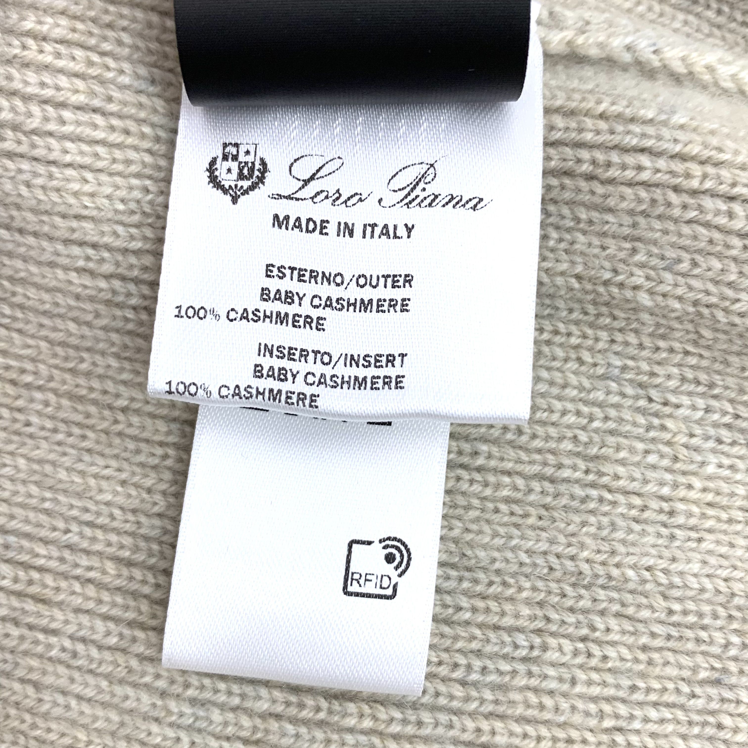 Loro Piana Loro Piana Cashmere V-Neck Cardigan Khaki (40) Size S / US 4 / IT 40 - 7 Thumbnail