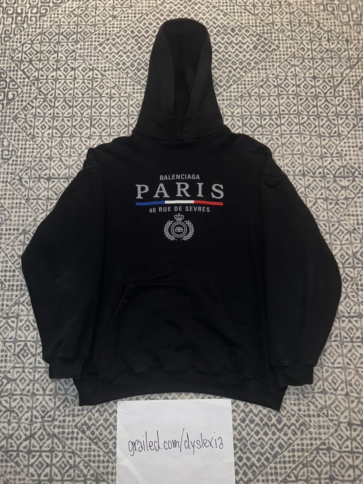 Balenciaga Balenciaga Paris Hoodie Size US L / EU 52-54 / 3 - 1 Thumbnail