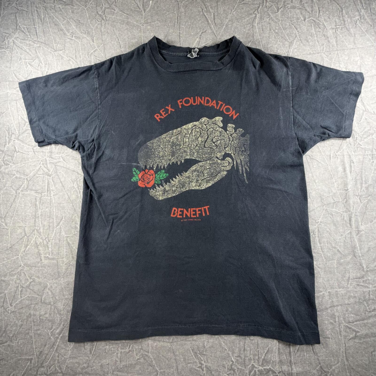 Unknown London Grateful Dead Men's XL Black Dead Rex Foundation 90s Vintage Size ONE SIZE - 1 Thumbnail