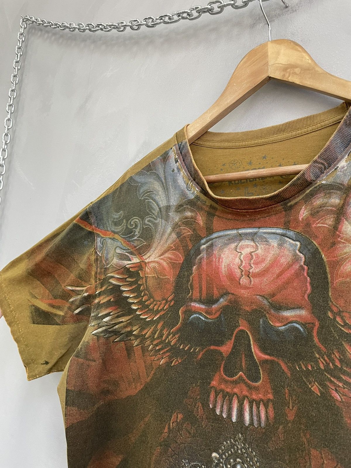 Affliction Hype Affliction style skull grunde opium t shirt Size US L / EU 52-54 / 3 - 5 Thumbnail