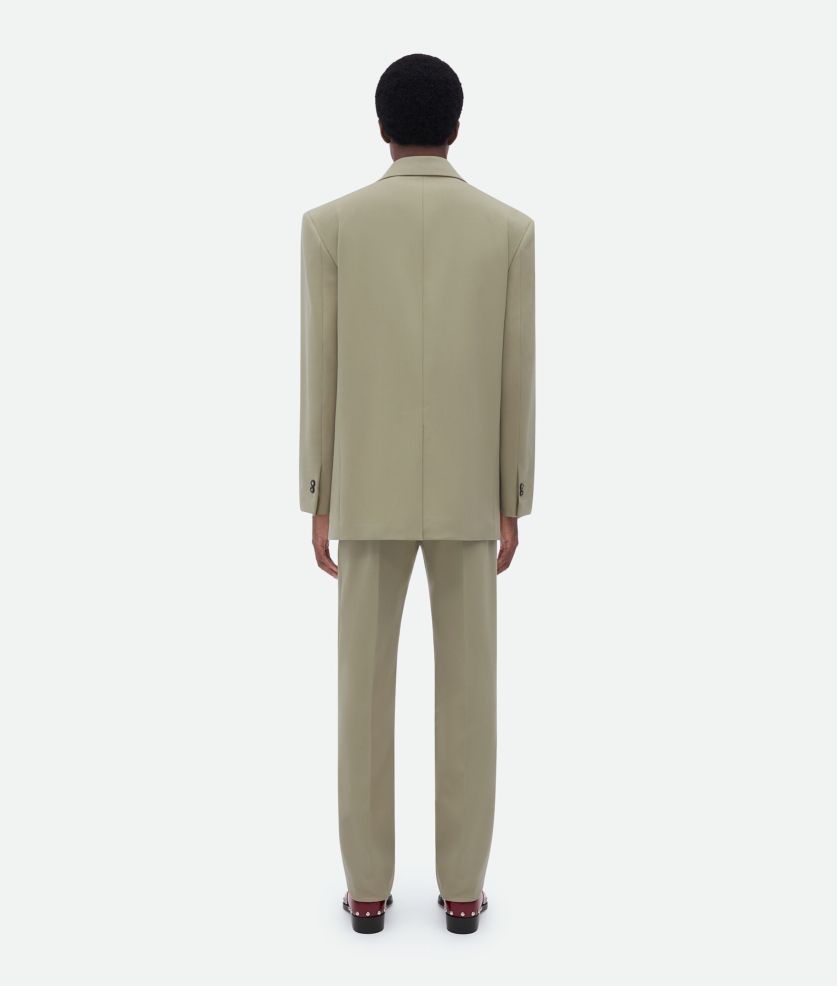 Bottega Veneta o1n1vont1224 Grain De Poudre Jacket in Light Green Size US M / EU 48-50 / 2 - 3 Thumbnail