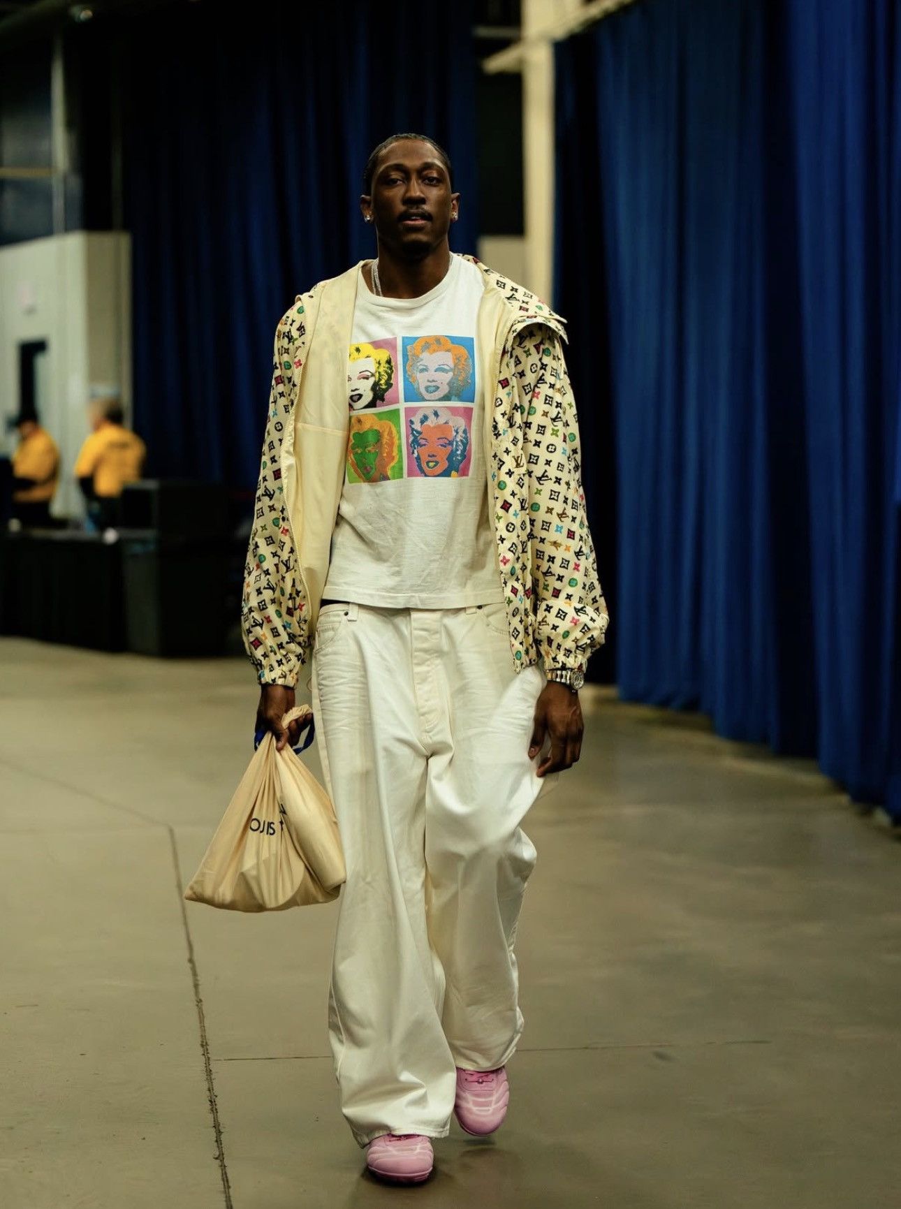 Louis Vuitton × Tyler The Creator MONOGRAM PRINT WINDBREAKER JACKET Size US XXL / EU 58 / 5 - 4 Thumbnail