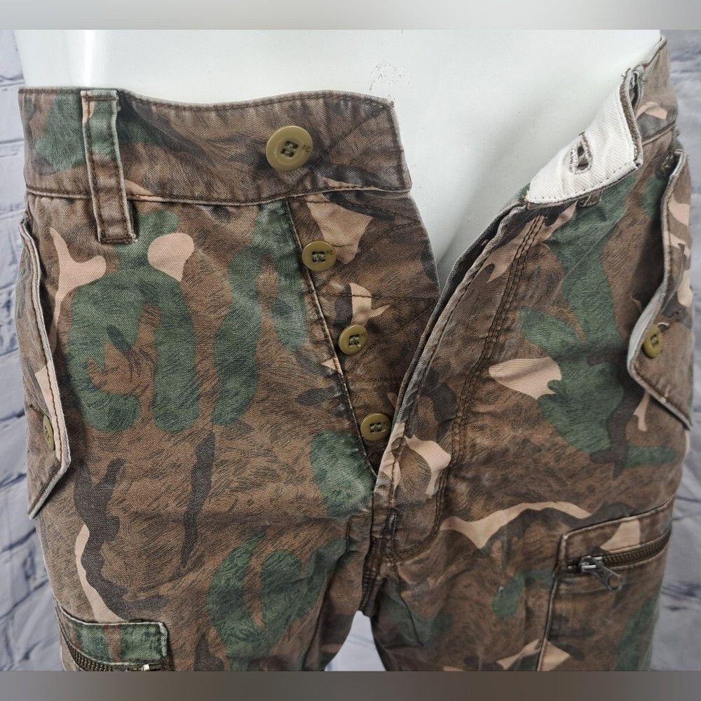 French Connection French Connection FCUK Men's Cargo Jean Shorts Vintage Y2K Size US 32 / EU 48 - 5 Thumbnail