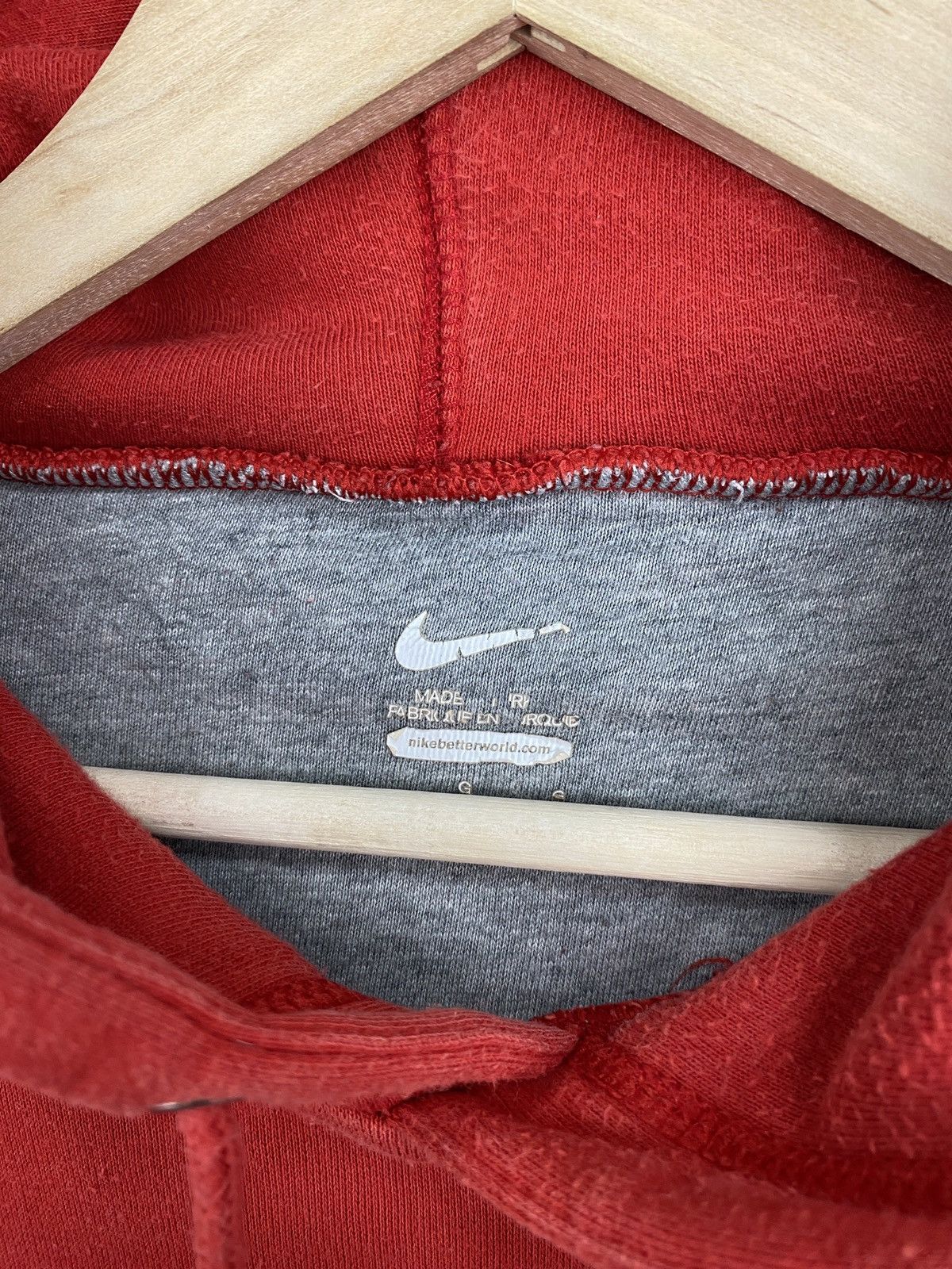 Nike 🇺🇸 Vintage 90s Nike Athletic Hoodie Rare Retro Y2K Hype Size US L / EU 52-54 / 3 - 5 Thumbnail