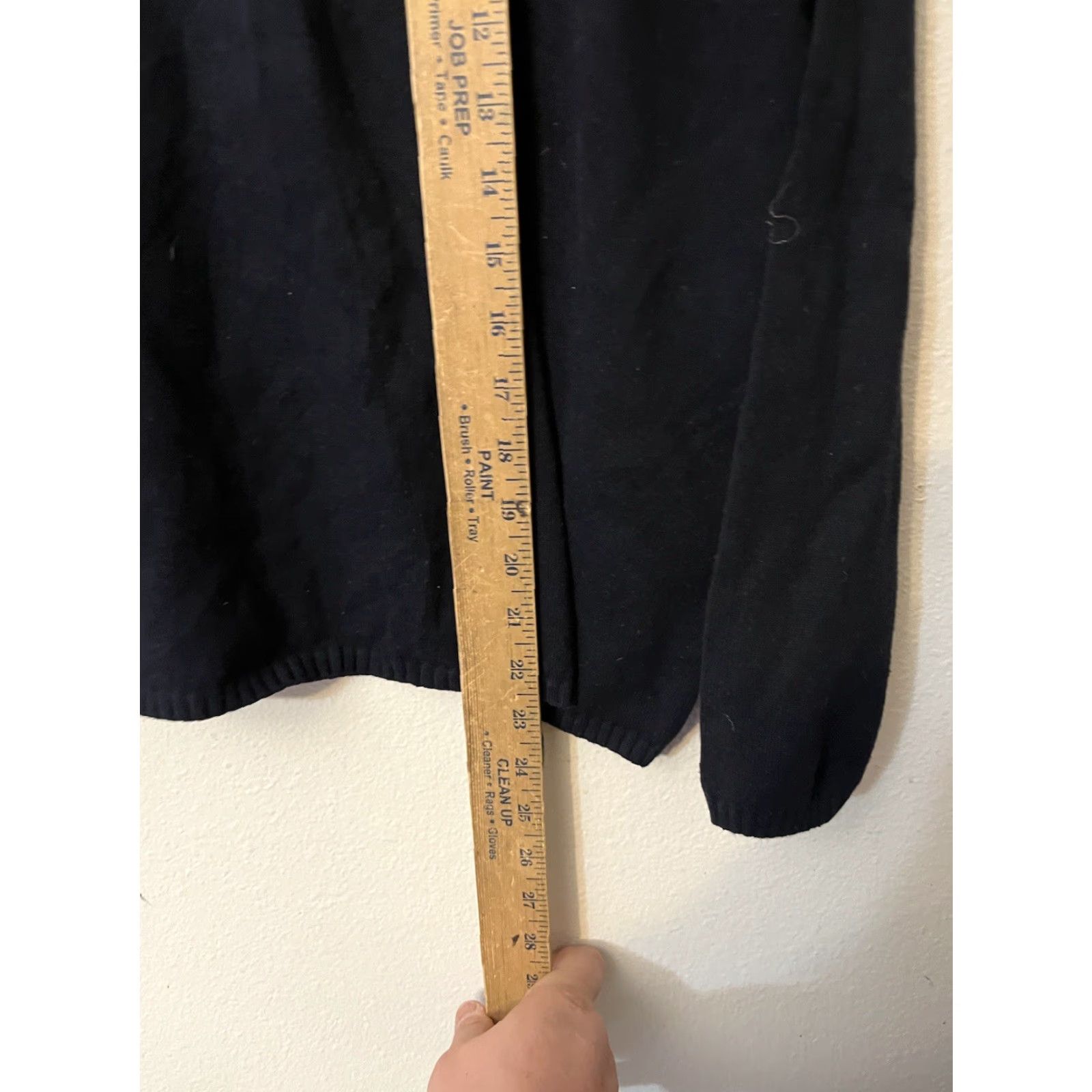 Talbots Talbots Mock Neck Sweater Ladies 1X Black Long Sleeve Lightweight KnIT Pullover Casual Travel All Seasons Size XL / US 12-14 / IT 48-50 - 4 Thumbnail
