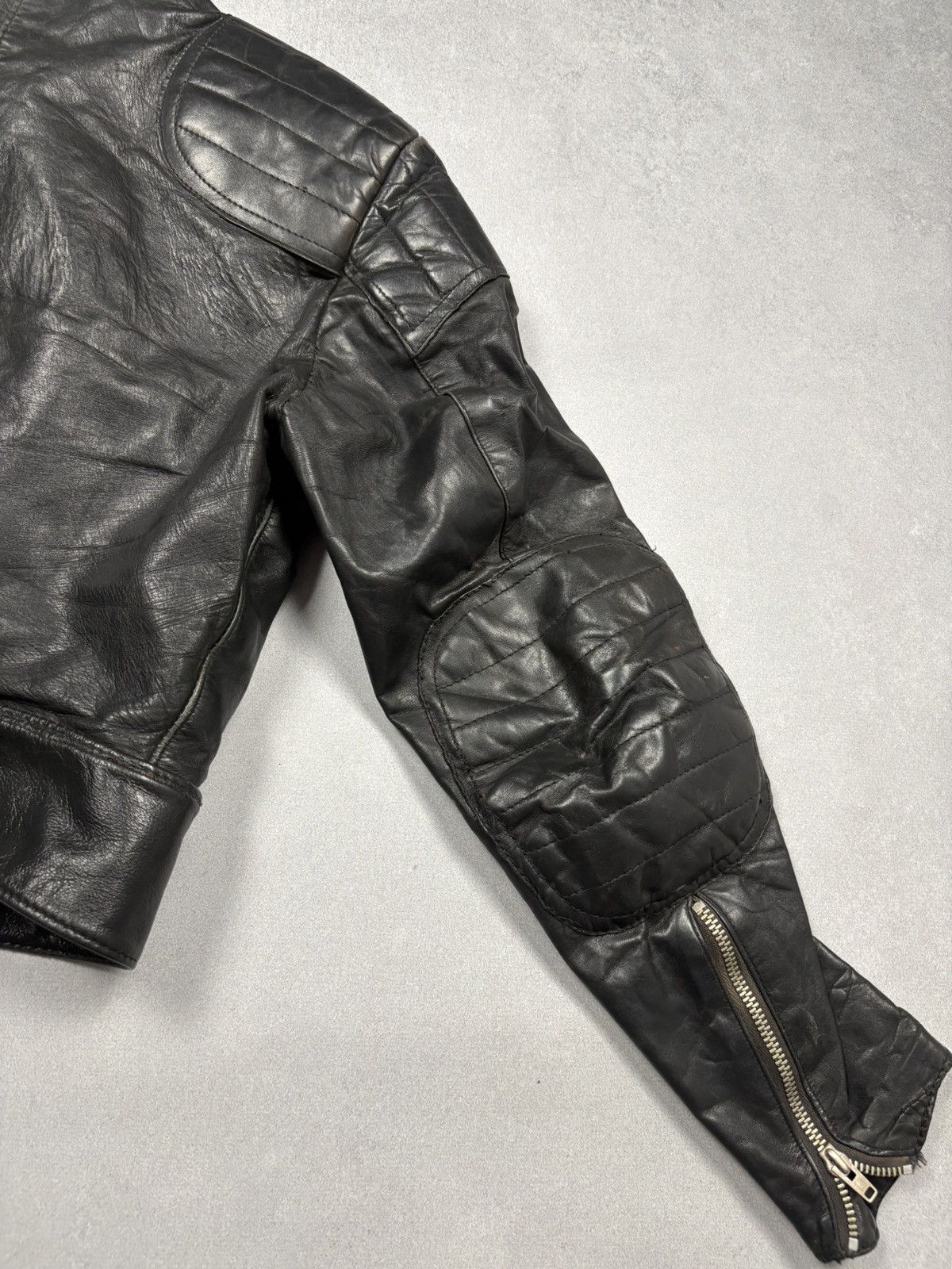 Belstaff Vintage 70s Belstaff Black Leather Motorcycle Suit Archive Size US S / EU 44-46 / 1 - 16 Thumbnail