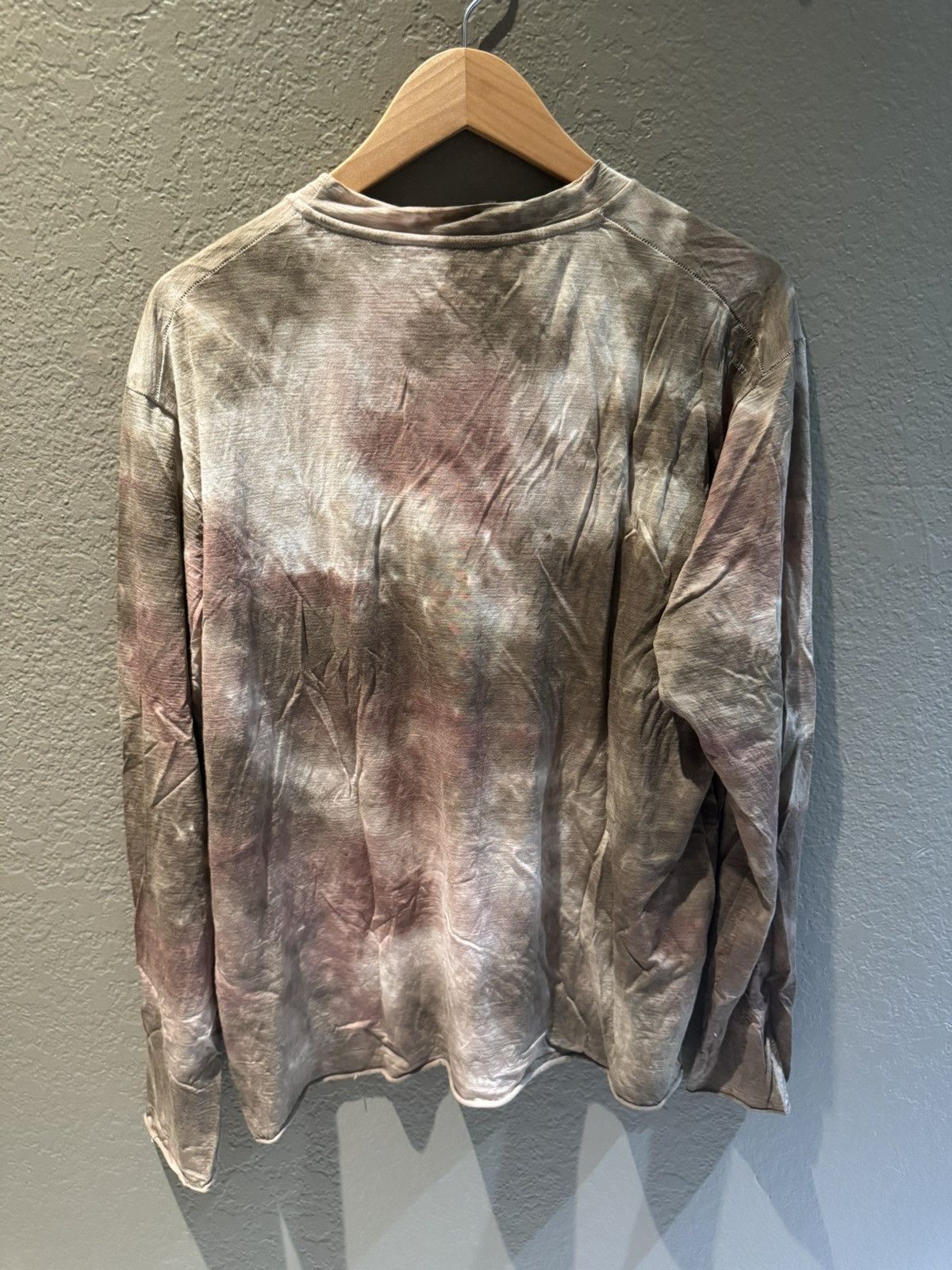 Satisfy Satisfy Cloud Merino Shirt Beige Tan Red Long Sleeve Running Size US L / EU 52-54 / 3 - 4 Thumbnail