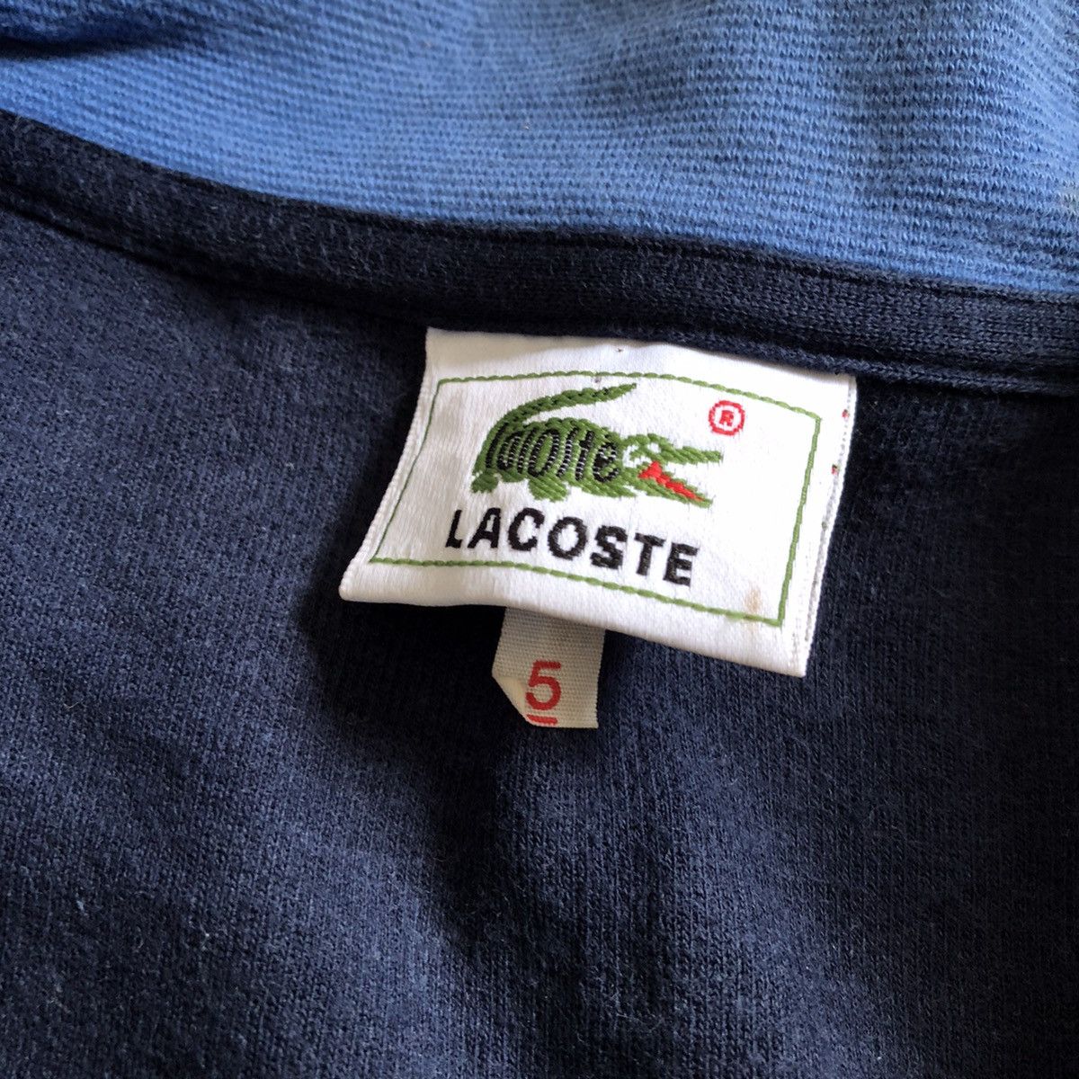 Japanese Brand × Lacoste LACOSTE Multicolor Stripe Half Zip Sweater Size US XXL / EU 58 / 5 - 6 Thumbnail
