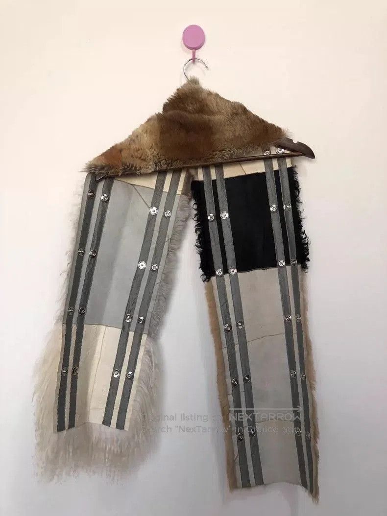 Takahiromiyashita The Soloist. TAKAHIROMIYASHITA THE soloist Fur Scarf. Size ONE SIZE - 8 Thumbnail