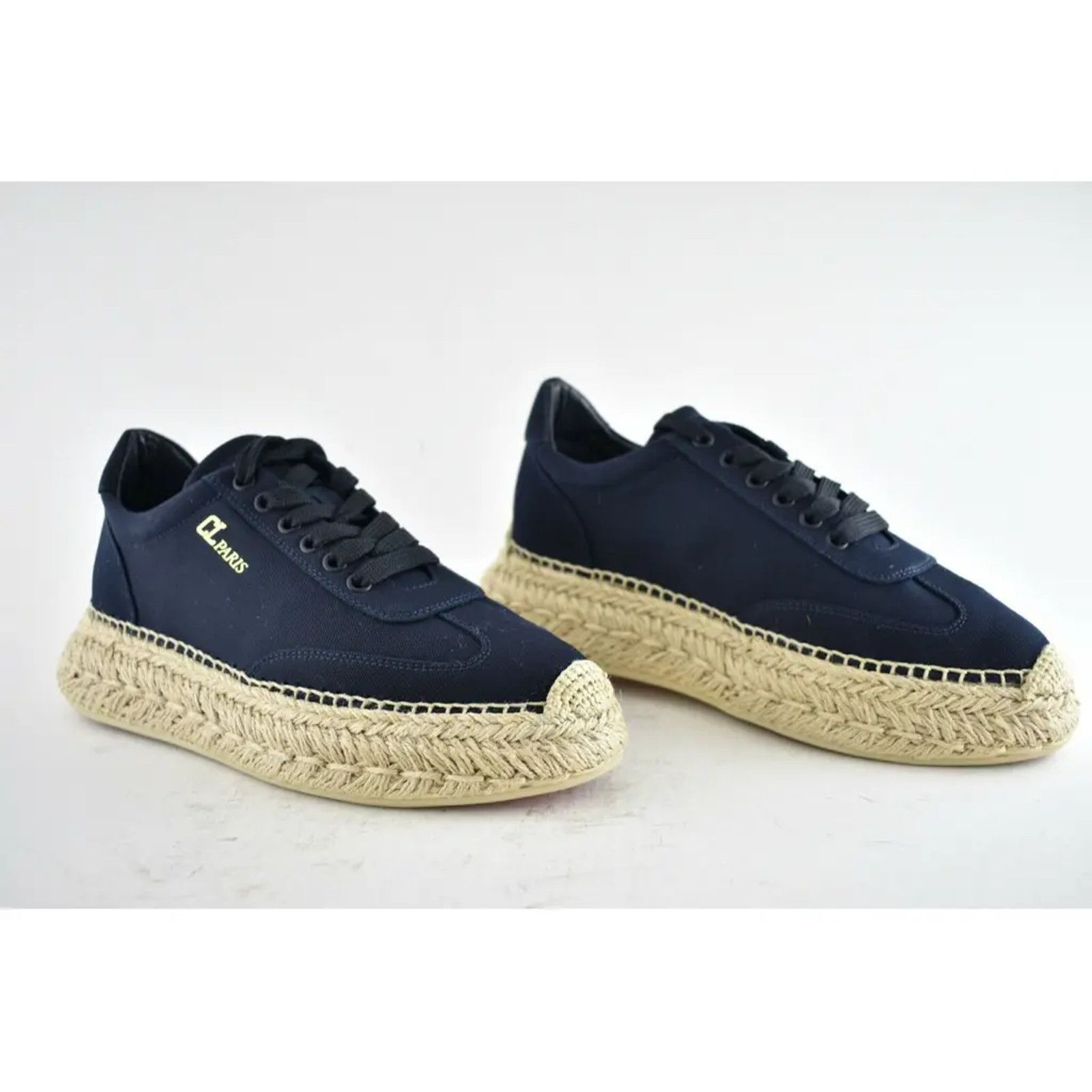 Christian Louboutin Christian Louboutin Flat Blue Platform Espadrille Sneaker 36 Size US 6 / IT 36 - 4 Thumbnail