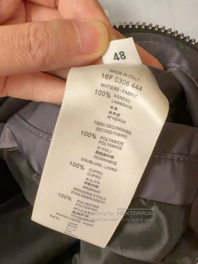 Givenchy Givenchy Size 48 New Black Leather Mixed Jacket, Size 48 Size US M / EU 48-50 / 2 - 8 Thumbnail