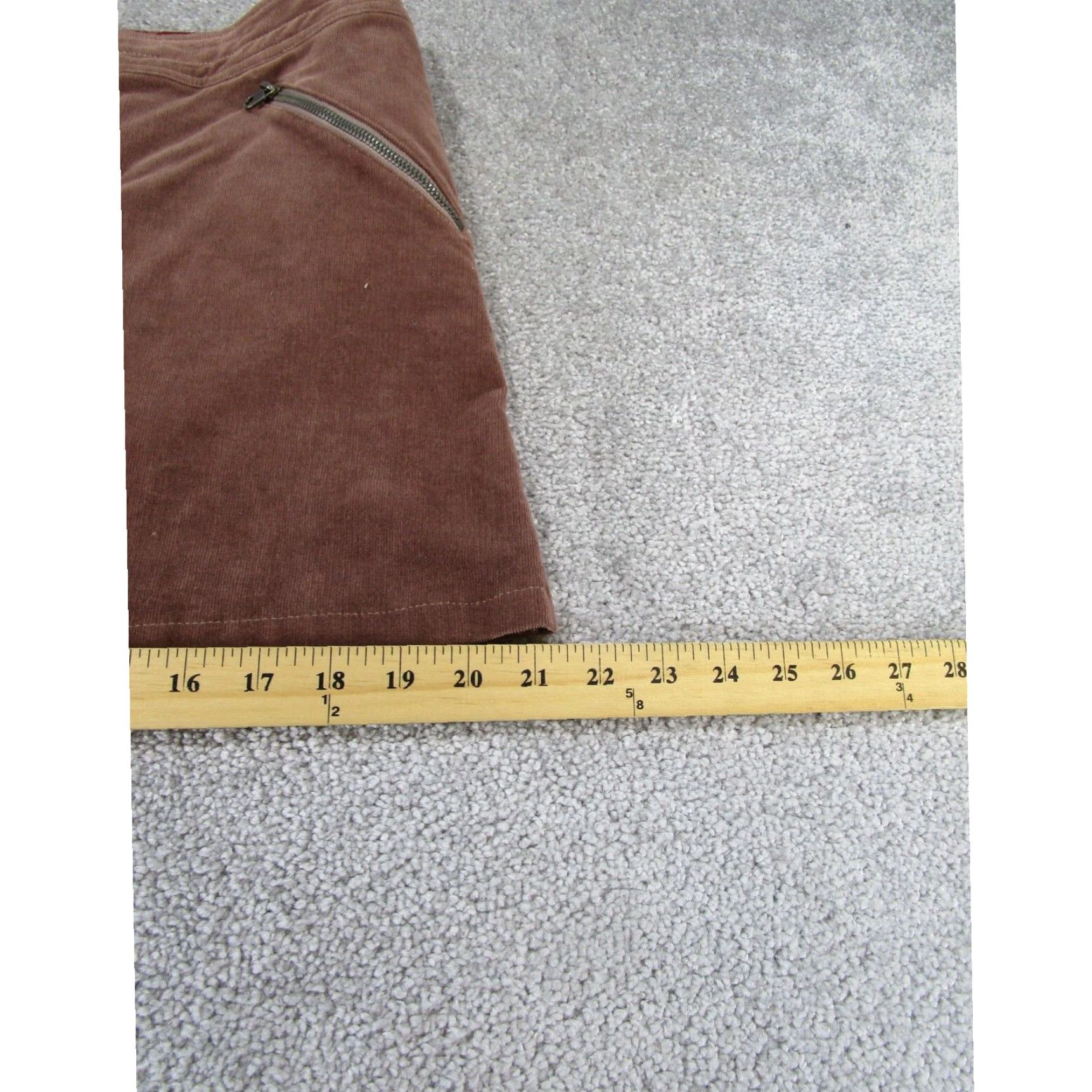 Vintage Womens Corduroy Kuhl Skirt A Line Mini Brown Size 30" / US 8 / IT 44 - 5 Thumbnail